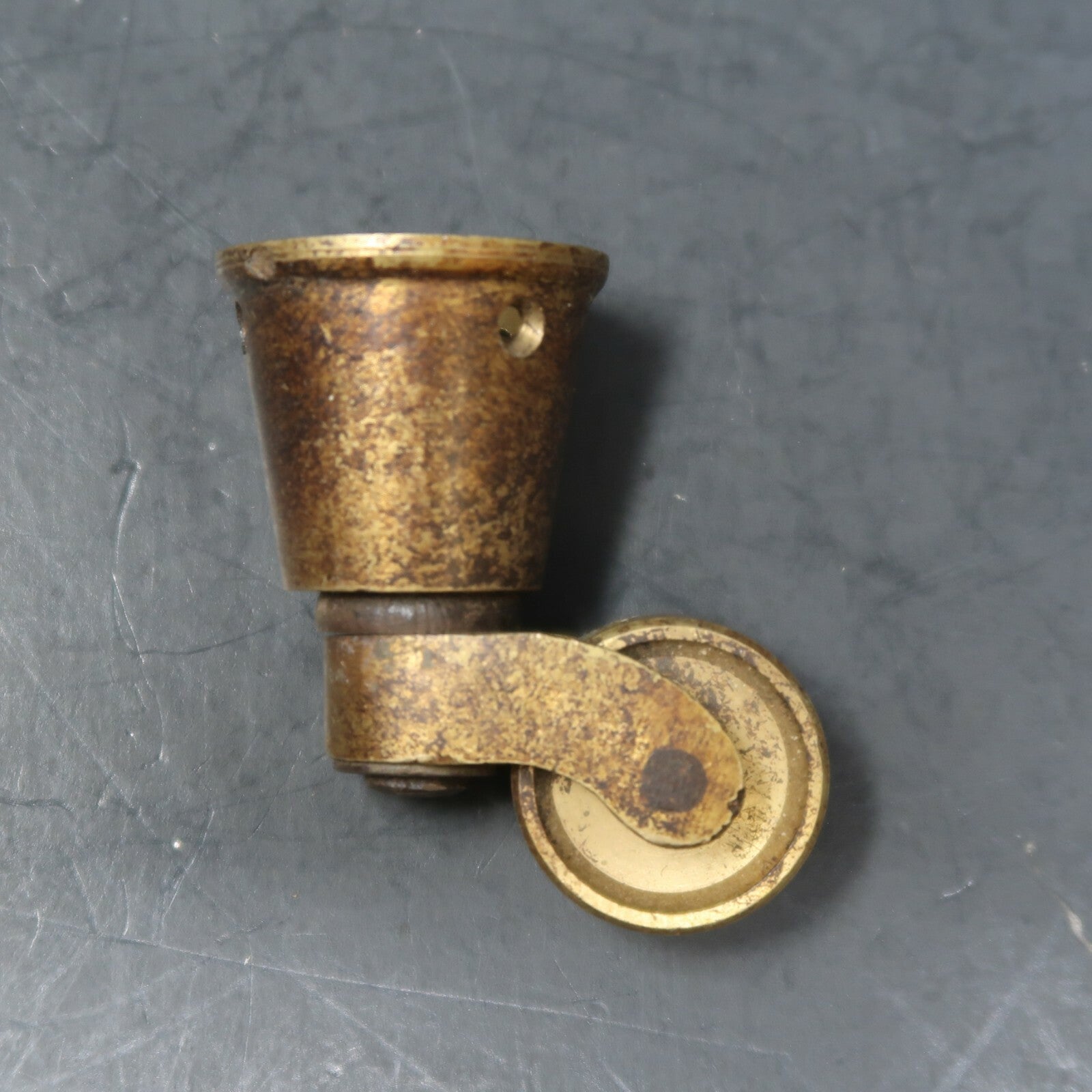 Antique Brass Metal Caster Wheel Hardware