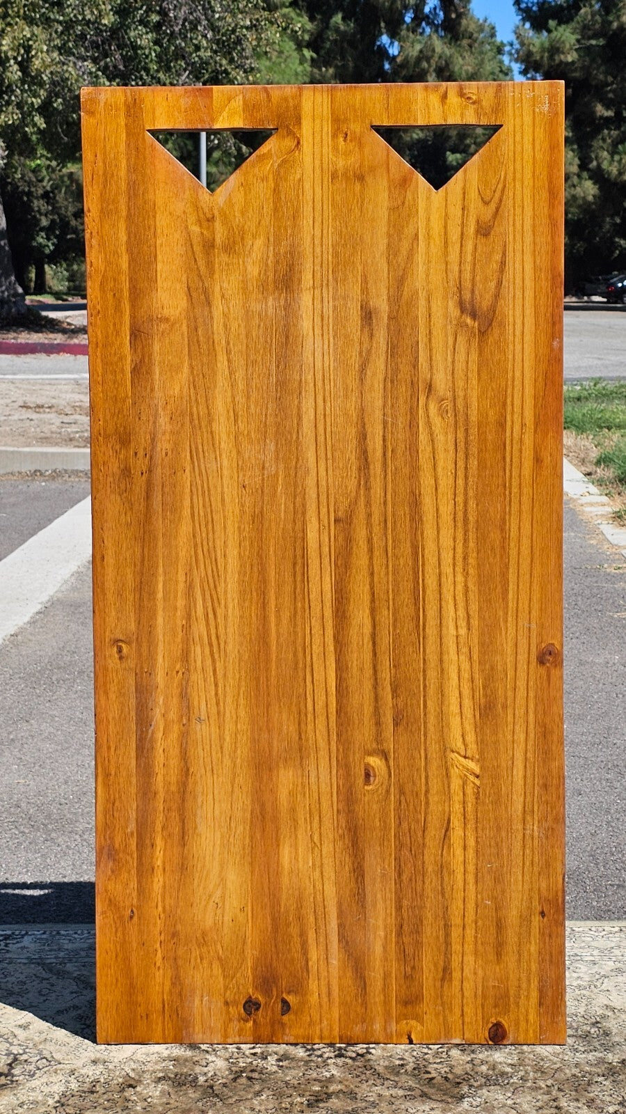 Vintage Rustic Wood Panel Board For Your Project 23"W x 46"H x 5/8"D