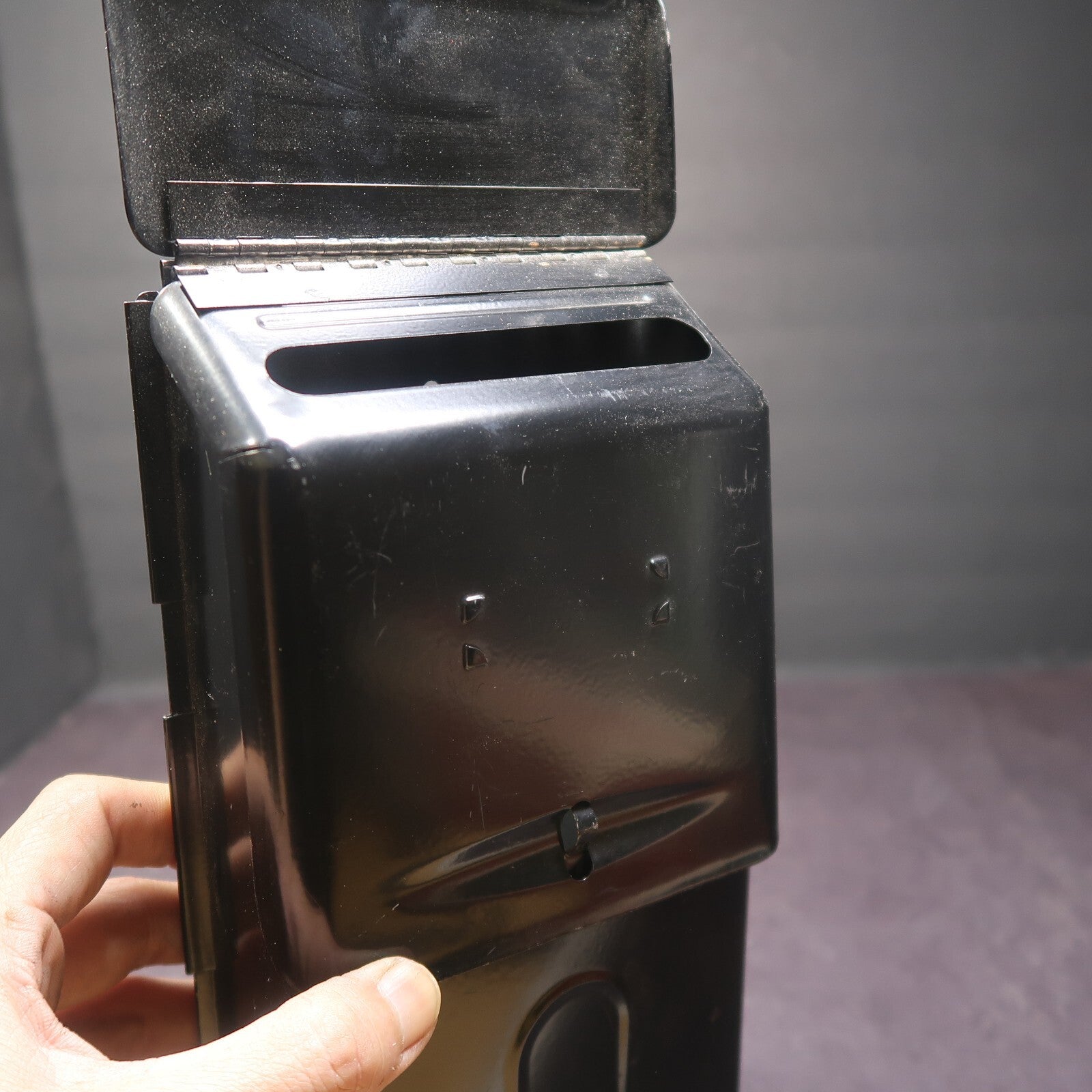 Vintage Wall Mounted Mailbox Double Hinged Flip Top 5.5" W x  10.5" H x 2" D