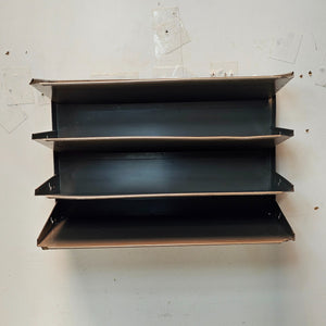 Vintage Hunt Lit-Ning 4-Tier Wall-Mounted / Desktop Steel File Organizer