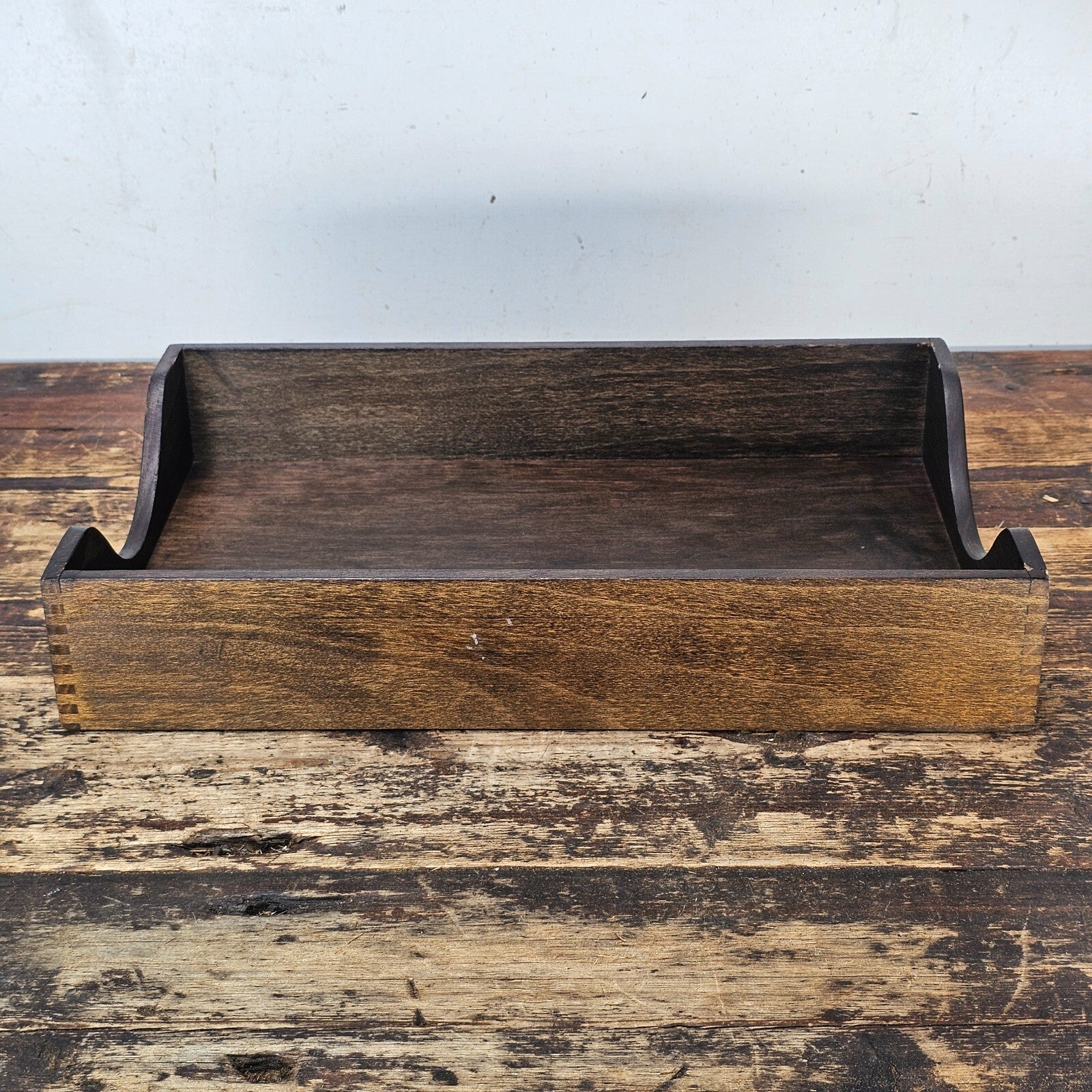 Vintage Rosewood Paper Tray