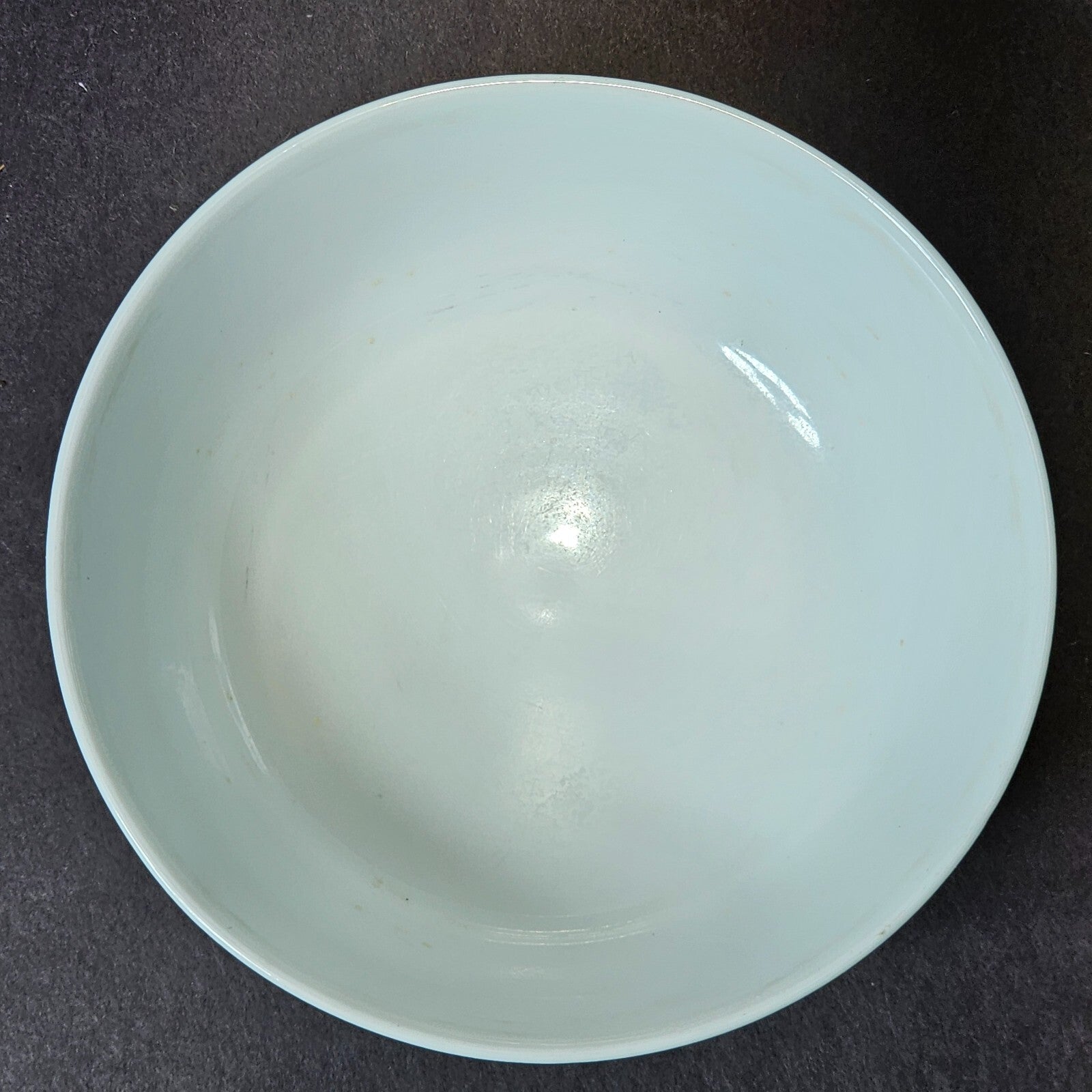 Chinese "Wan Shou Wu Jiang" Longevity Bowl / Yellow Ground Porcelain Tea Cup
