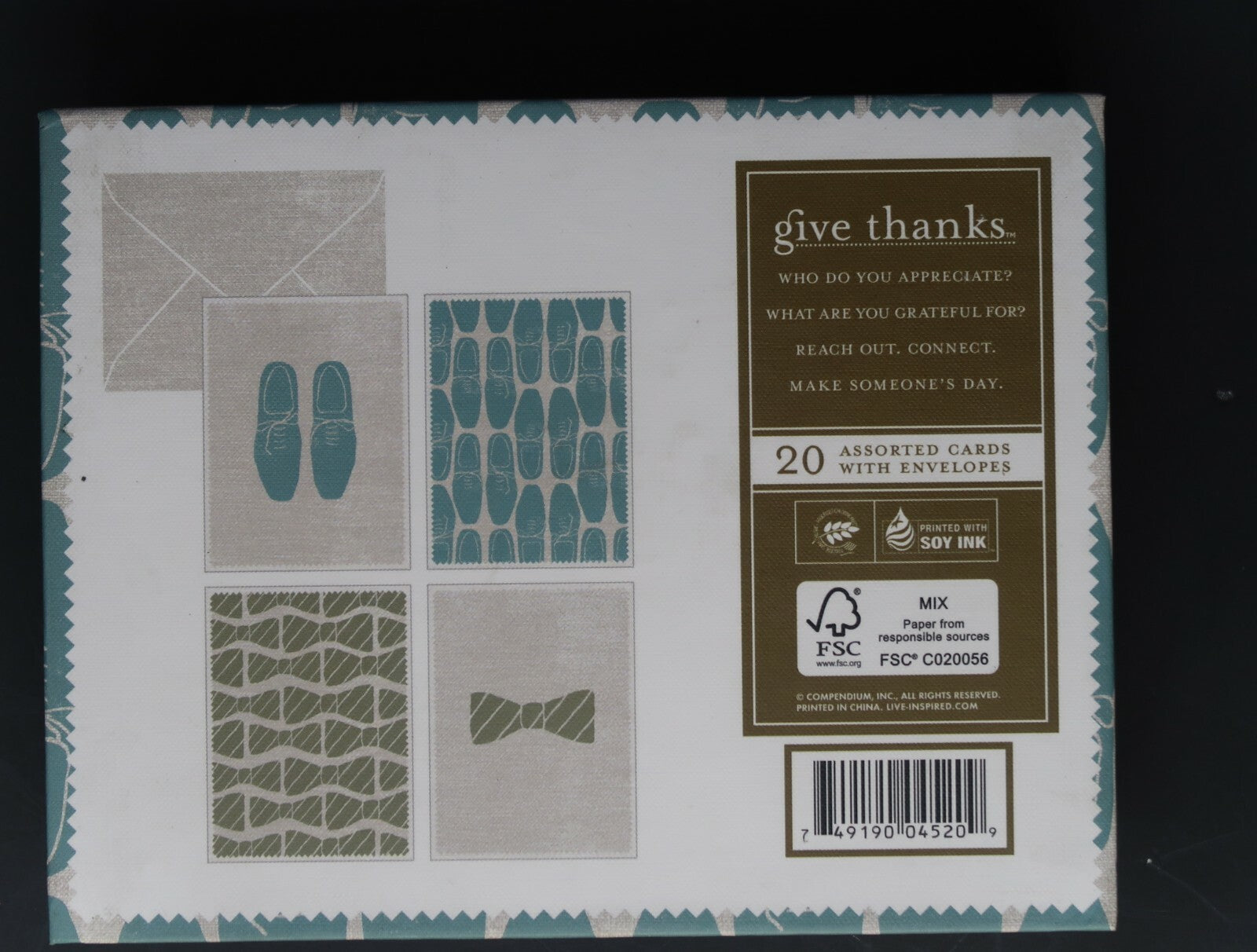 Letter Set Stationery 20 Assorted Blank Cards
