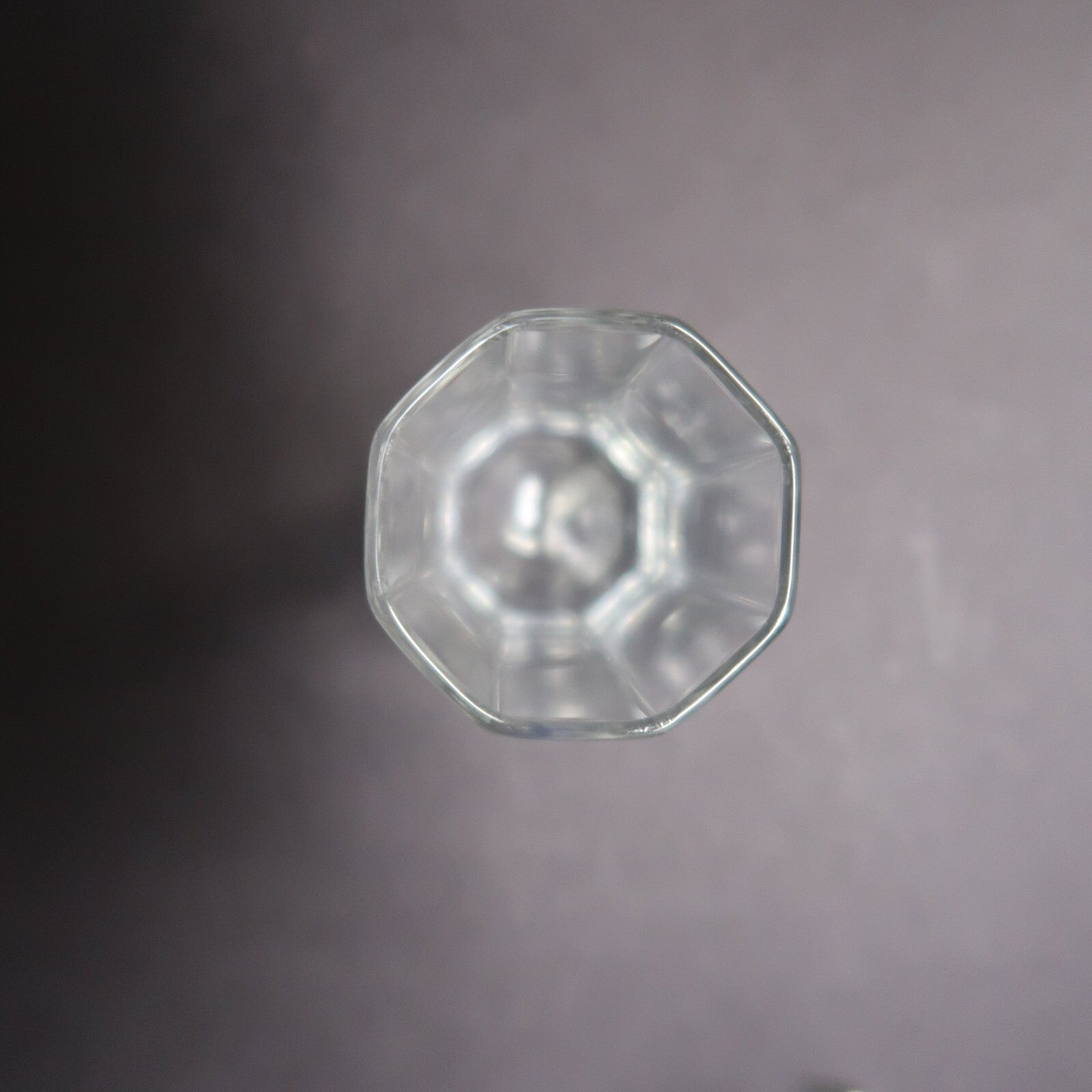 TUACA Liqueur Etched Octagonal Shot Glass H 3.3"