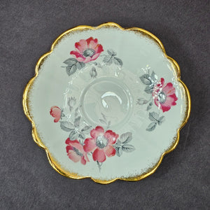 Vintage Taylor and Kent Gold Trim Teacup Saucer From England (Saucer Only)