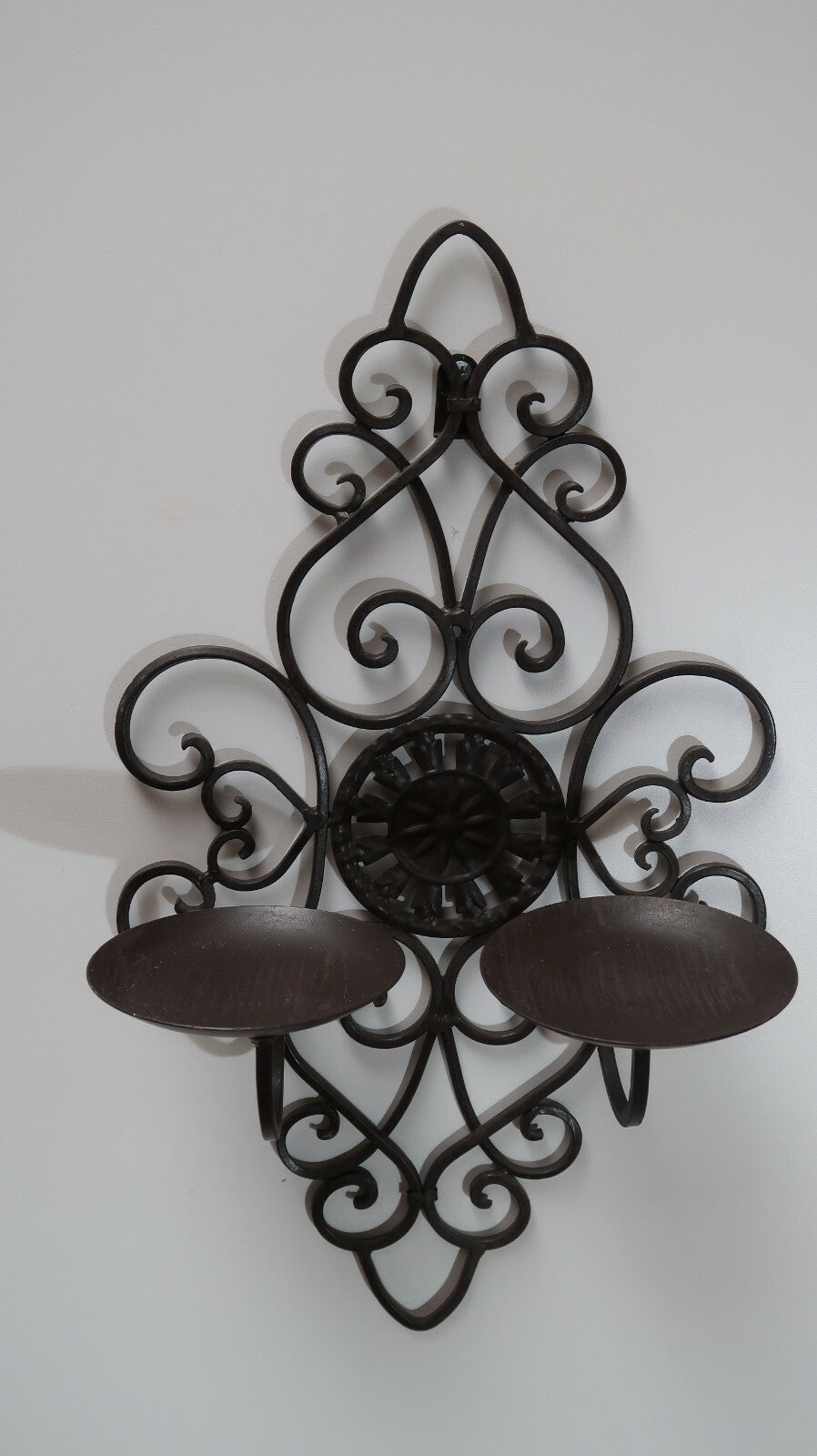 Metal Candle Holder Wall Sconces W 10" x D 6" x H 18"