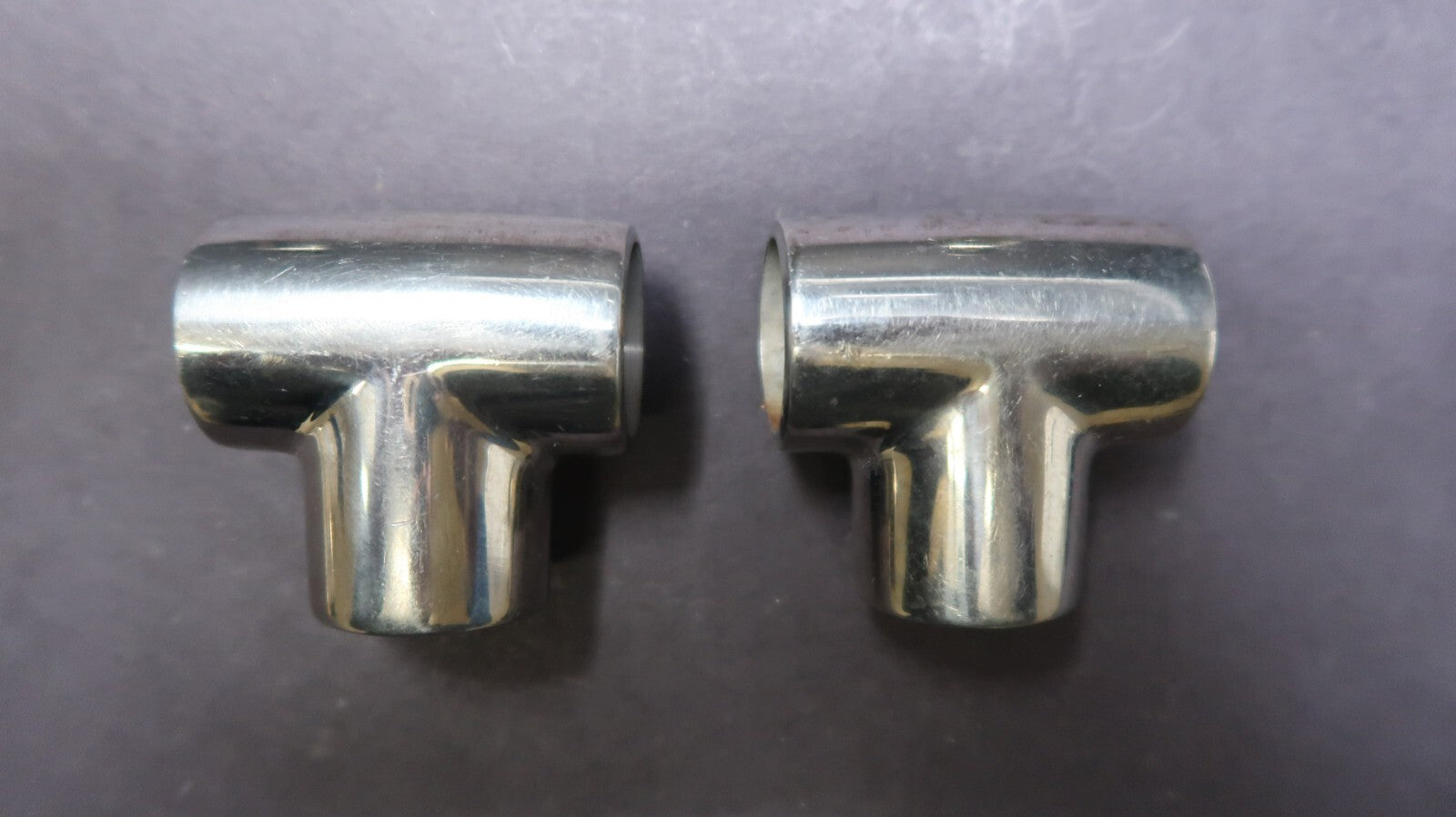 Set of 4 Top Eye End Cap & Hand Rail Fitting Marine Hardware Stainless Steel