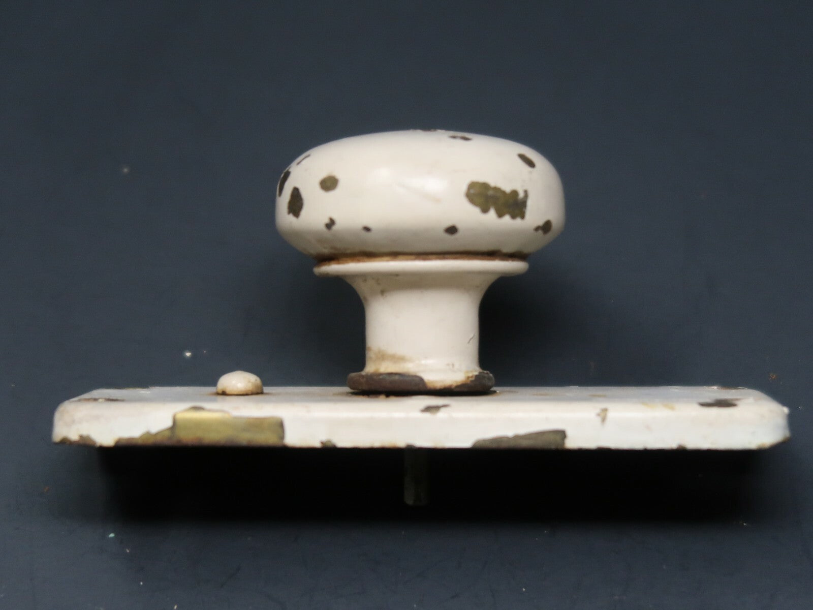 Antique Window Sash Lock Latch Hardware Knob Shabby Chic White (B)