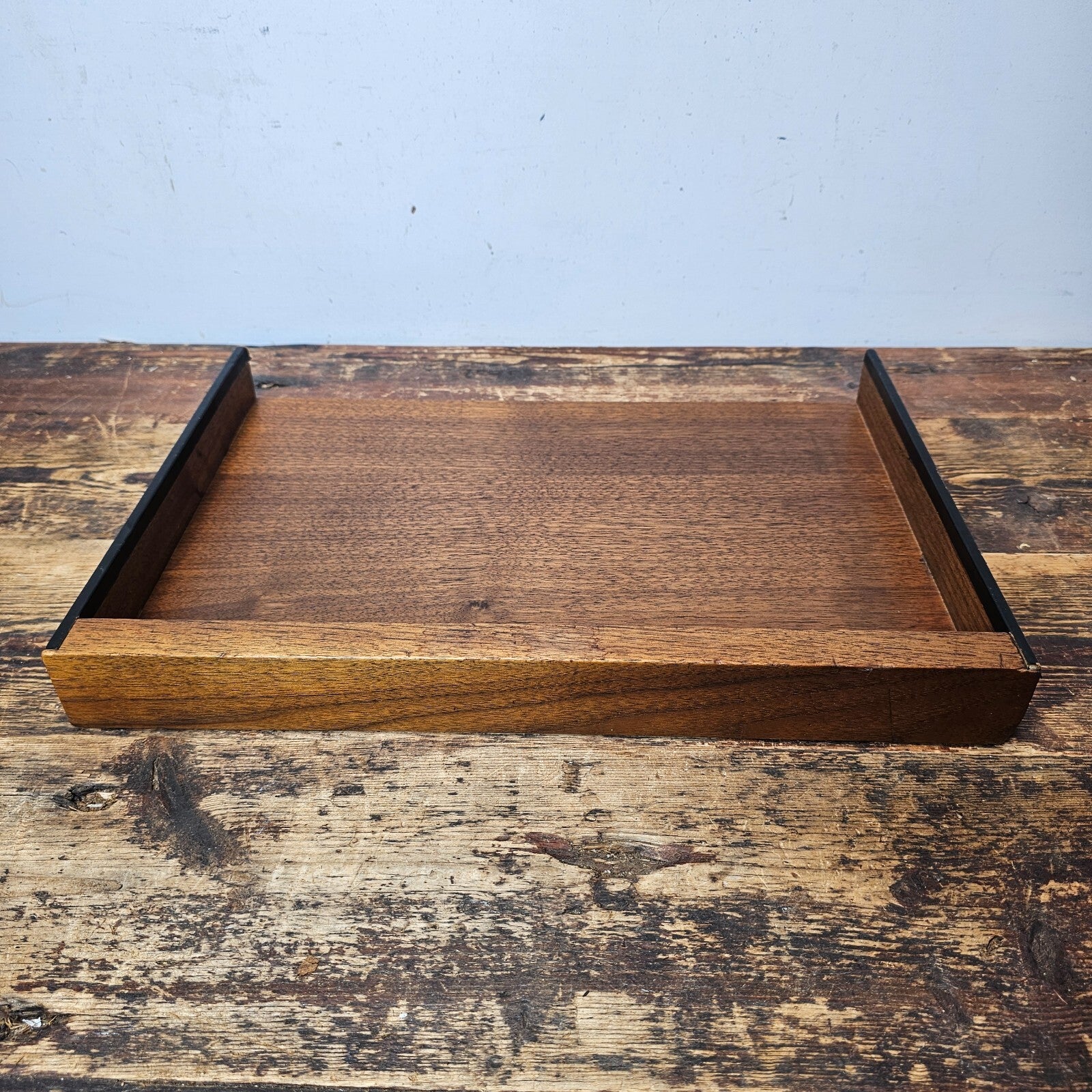 Mid-Century Modern Desktop Organizer/Paper Tray by Qualiton, Los Angeles, CA