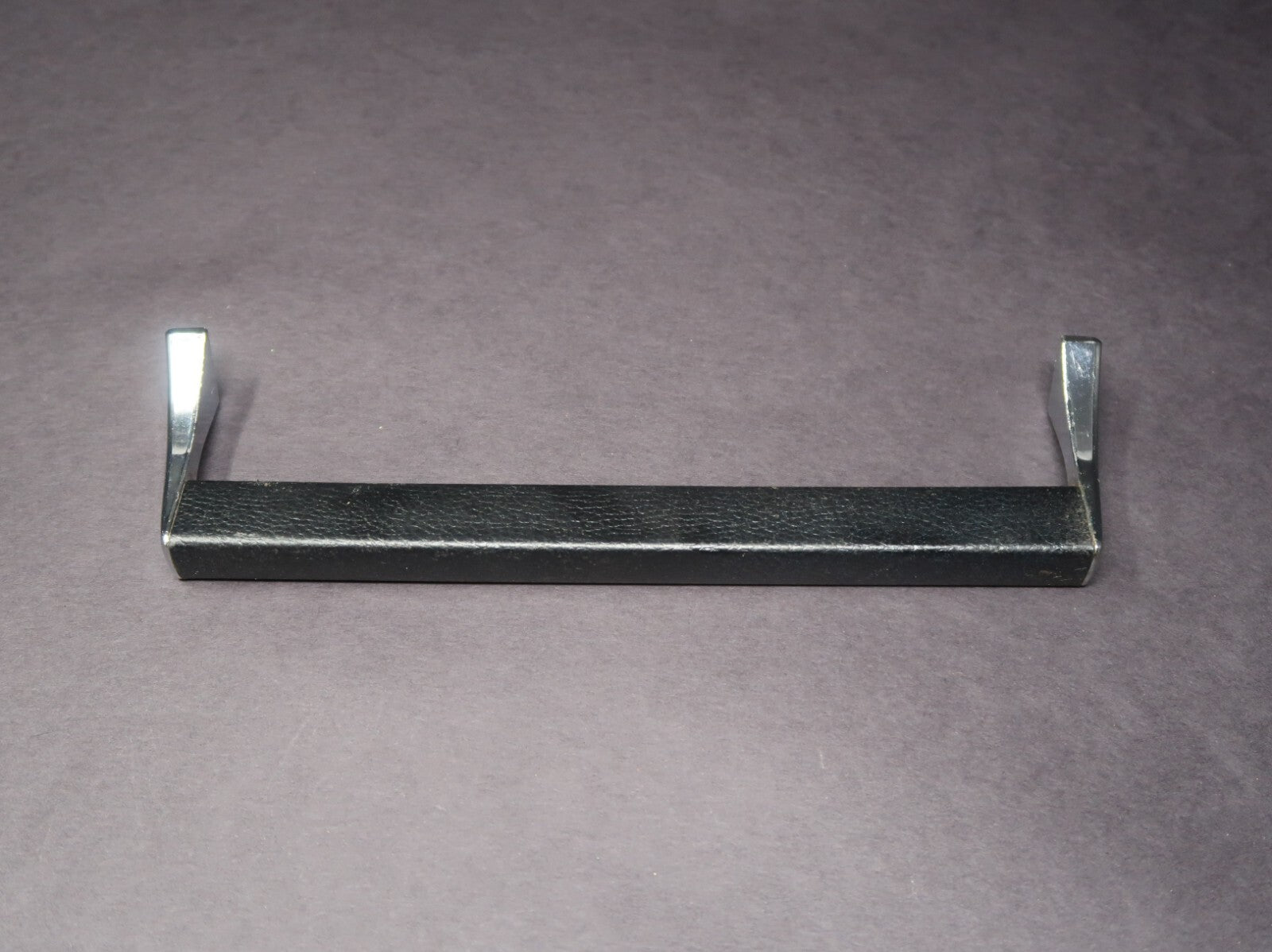 Vintage Cabinet Handle Pull Kitchen Drawer Pull Black & Chrome 8"
