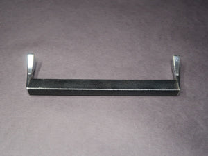 Vintage Cabinet Handle Pull Kitchen Drawer Pull Black & Chrome 8"