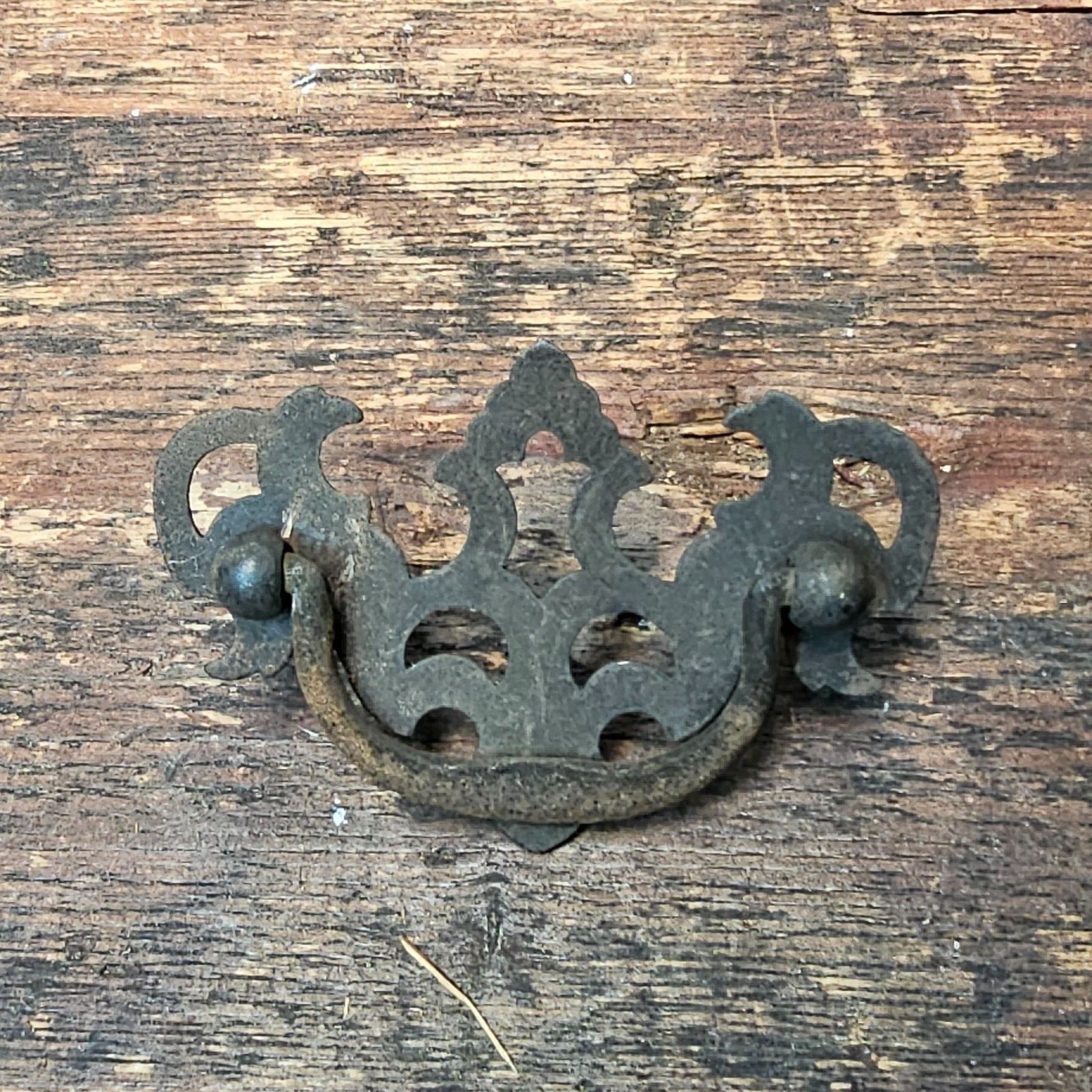 Set of 2 Vintage Rustic Drawer Pulls (C)