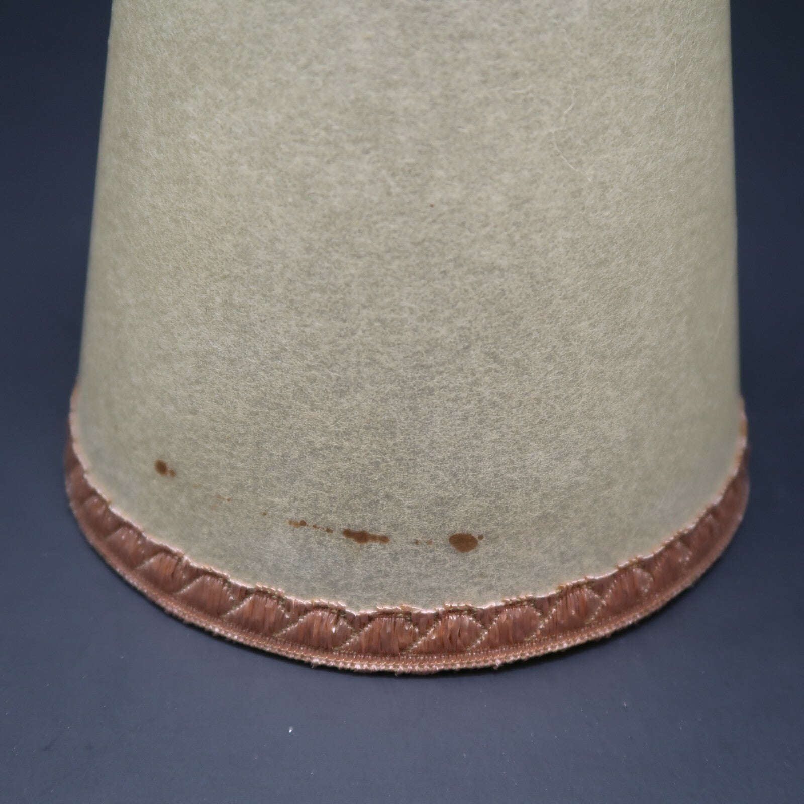 Vintage Chandelier Clip On Paper Empire Lamp Shade 2.75" x 3.75" x 4"