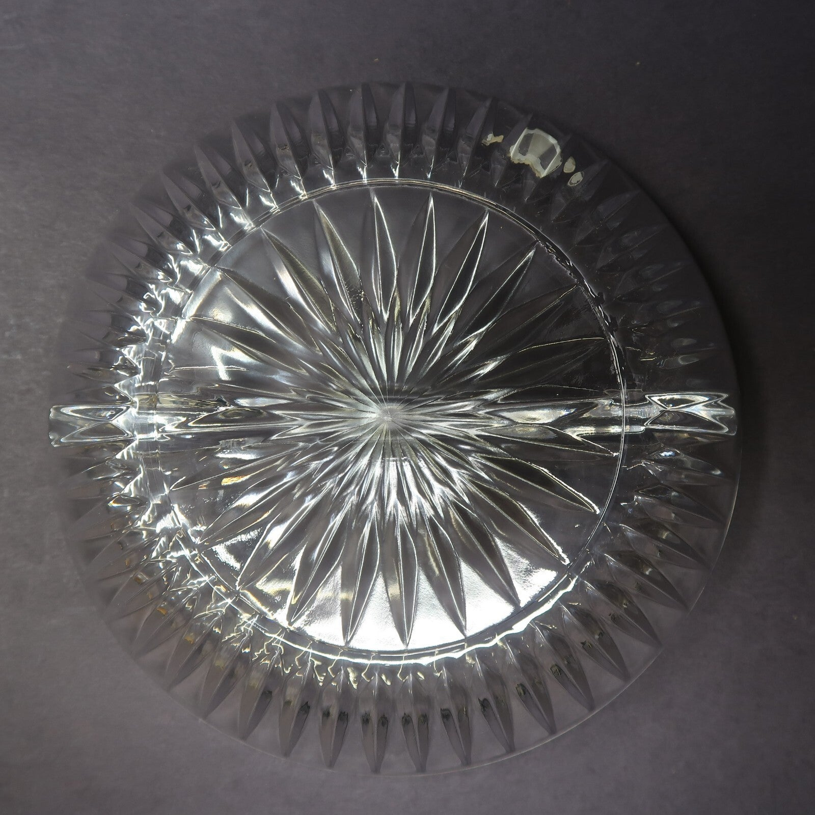 Princess House Highlights Lead Crystal # 870 Divided Serving Dish 8"