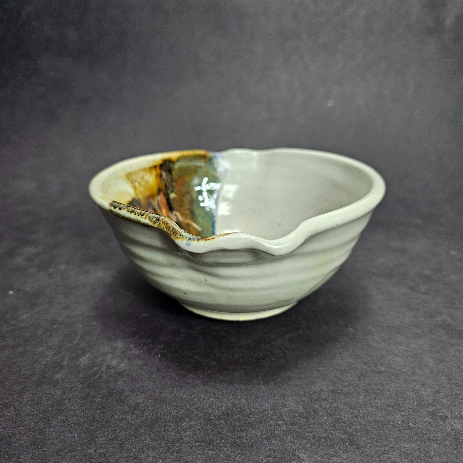 Signed Studio Pottery Bowl - Hand Signed - Mixing Bowl