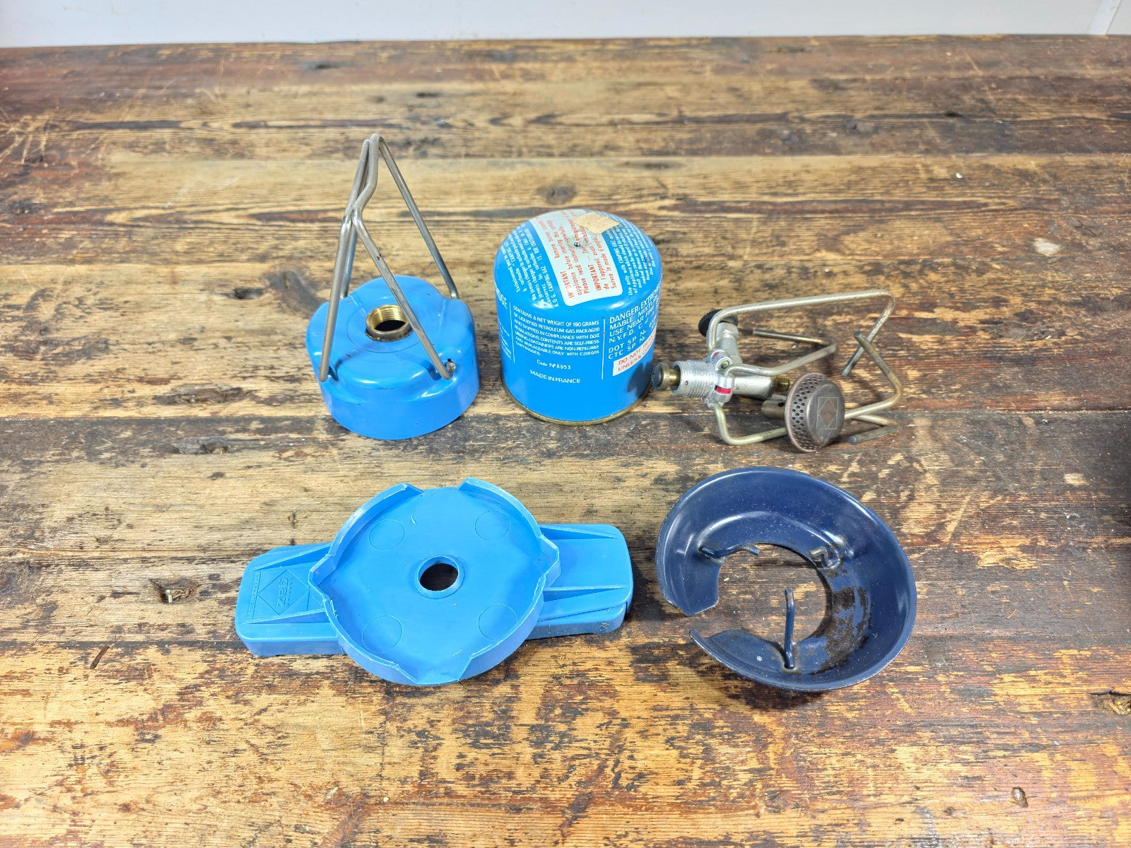 Vintage Camping Gaz “Bleuet S200” Portable Gas Stove – France, 1970s–80s