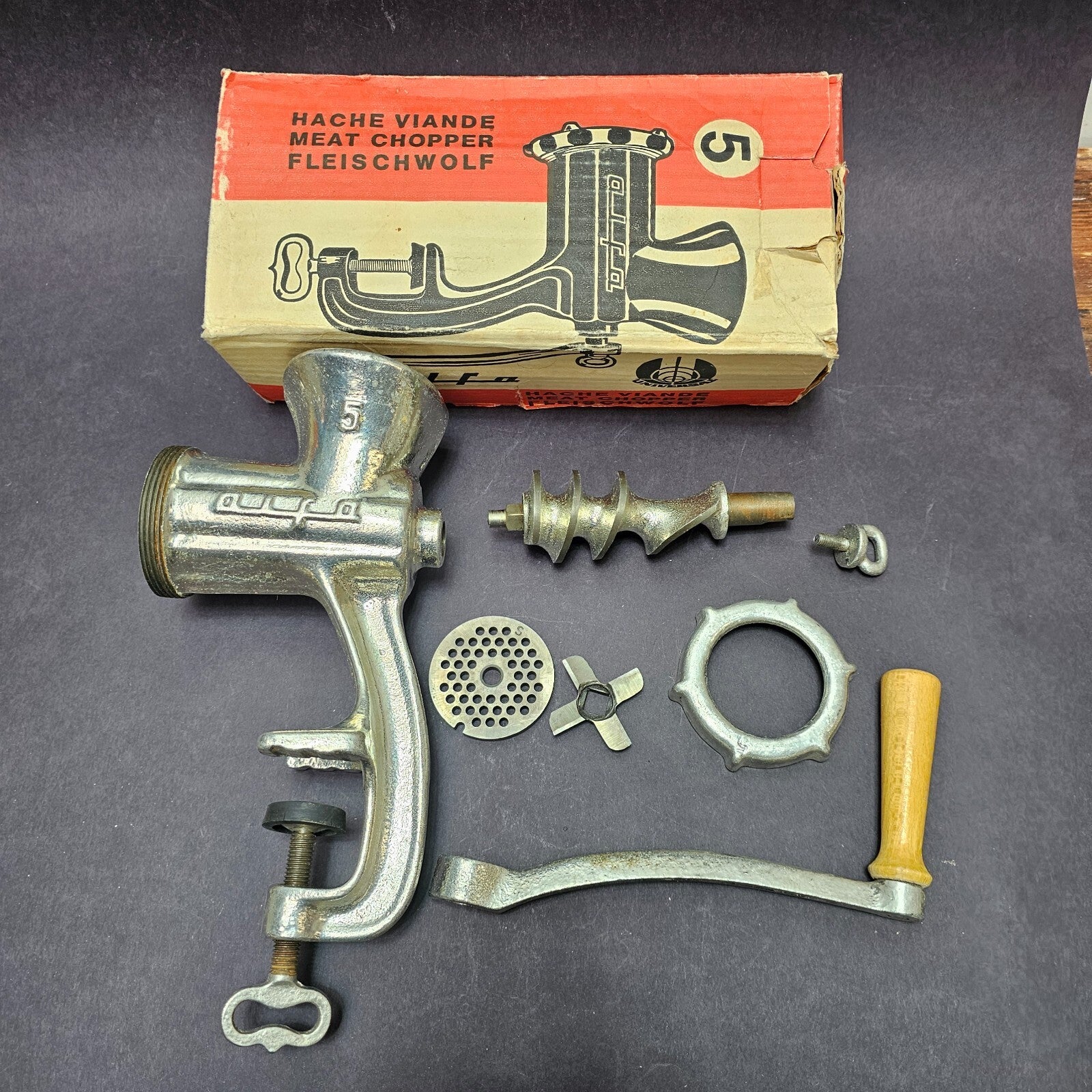 Vintage Alfa Universal Meat Chopper 5