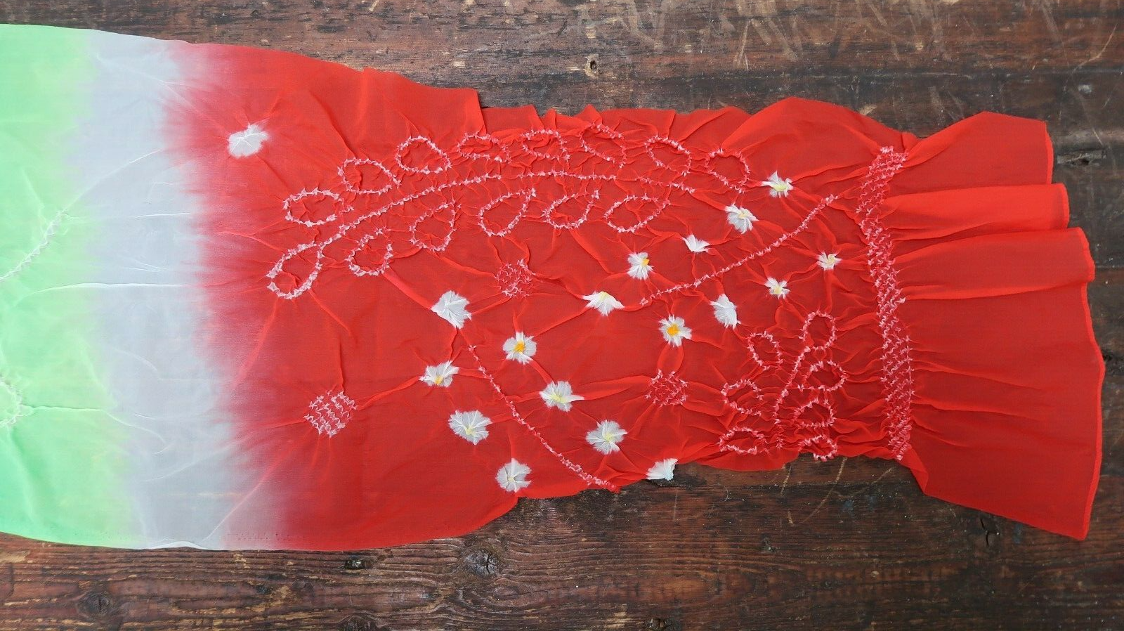 Vintage Japanese Summer Scarf 8ft x 1ft