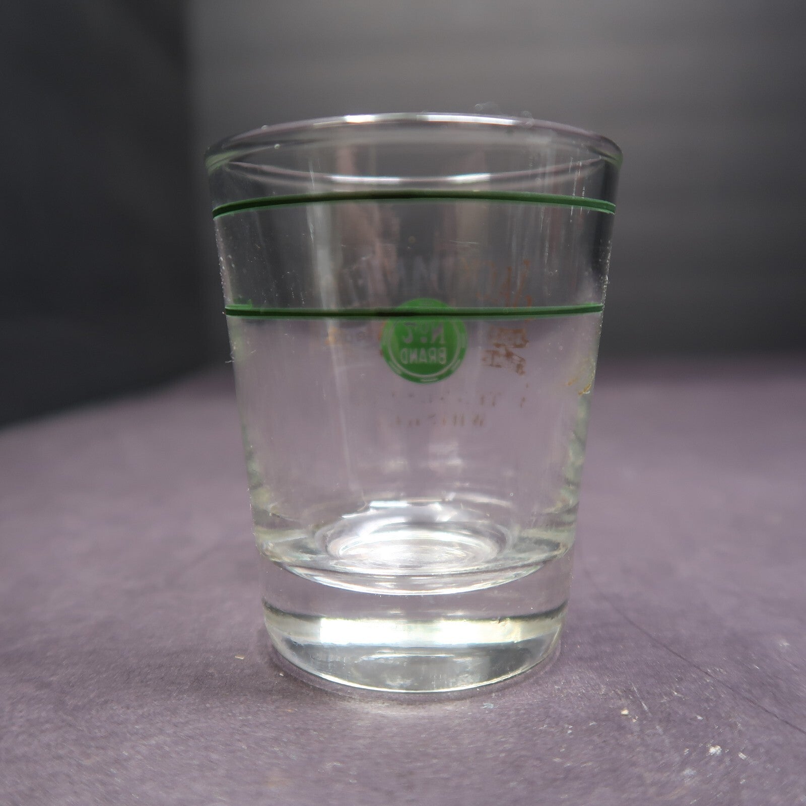 Jack Daniel's Green No. 7 Brand Shot Glass H 2.5"