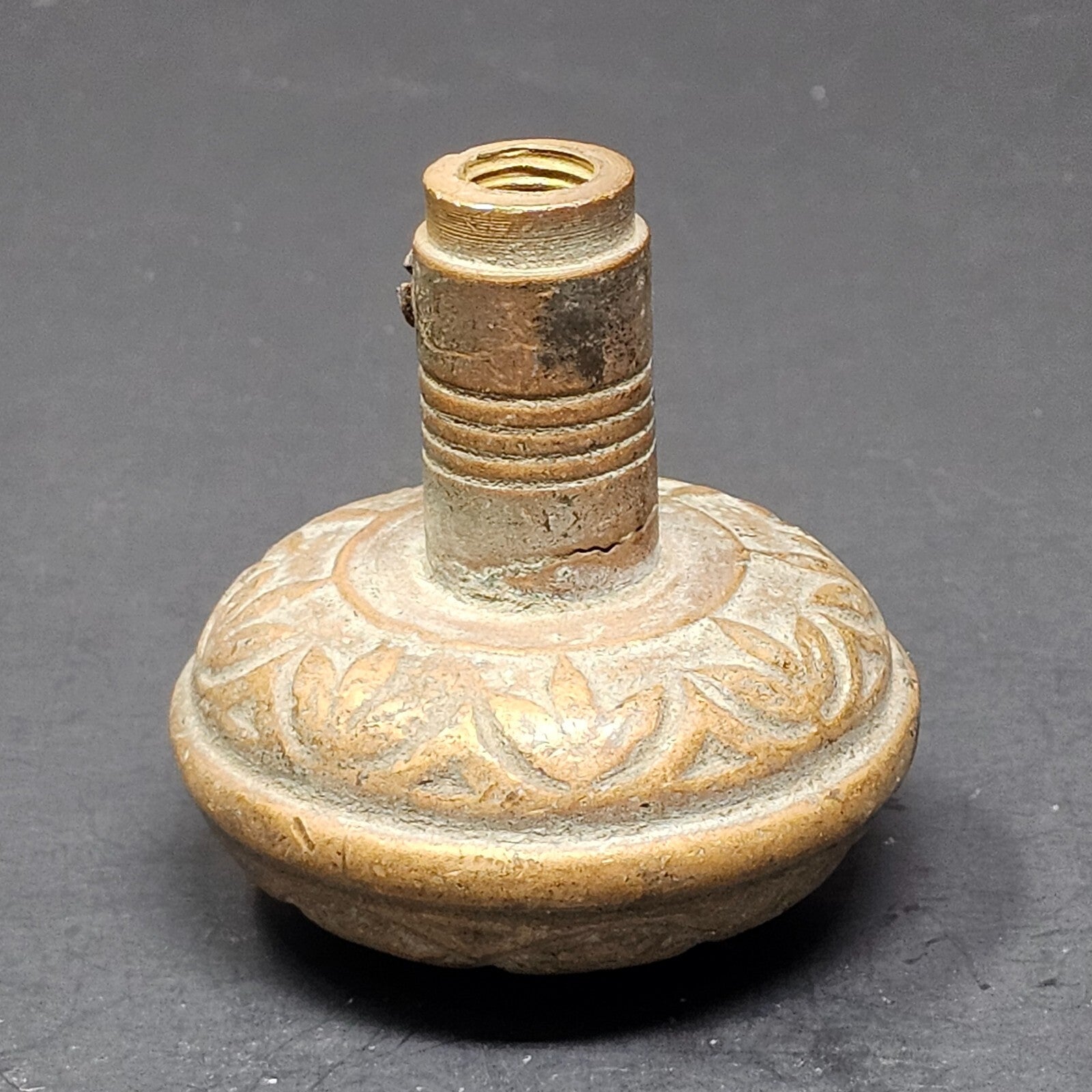Antique Single Door Knob Solid Brass (1 lb.)