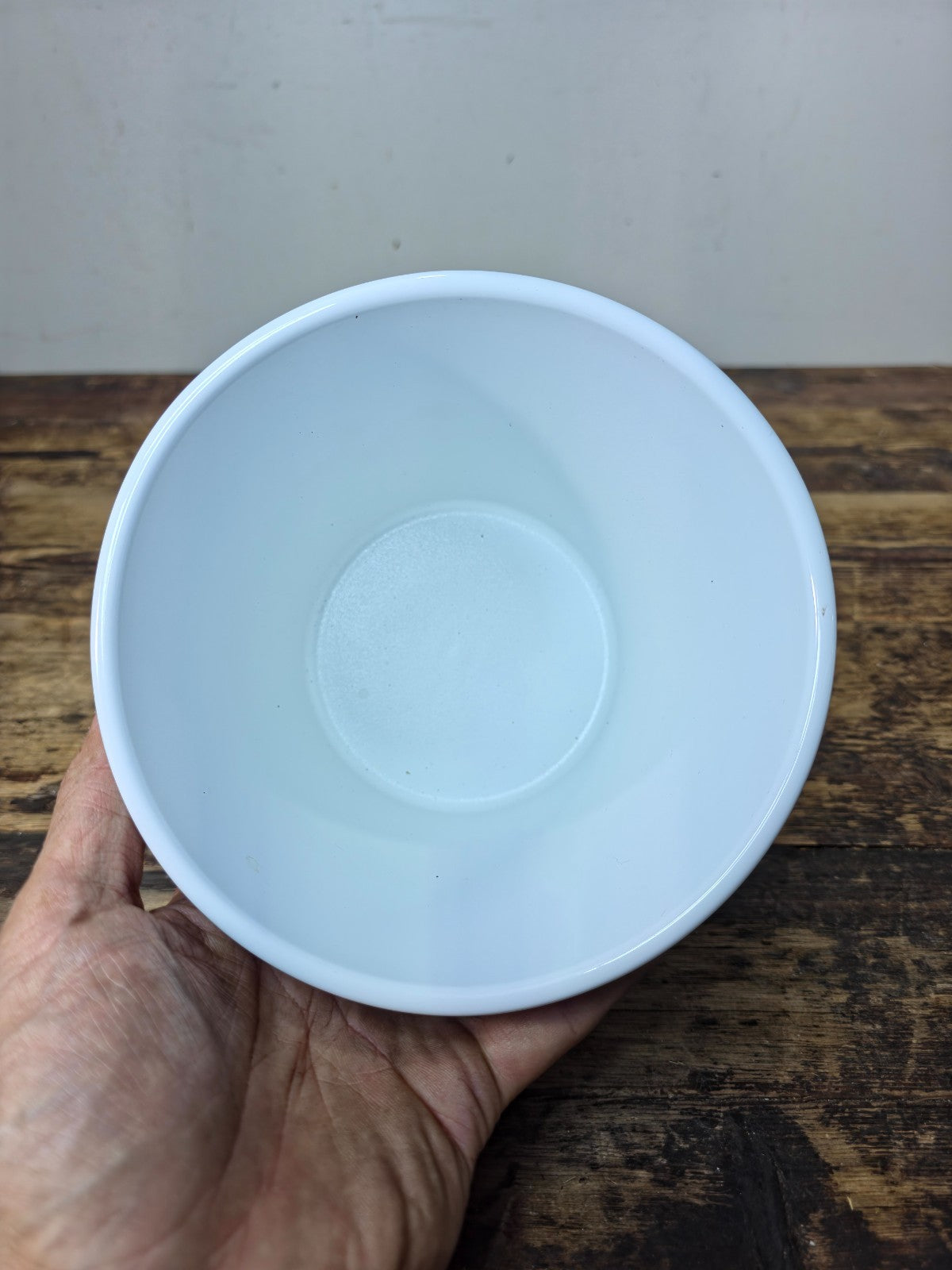 German-Made White Ceramic Planter Pot – Distributed by Gelsons