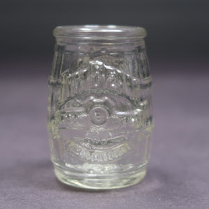 Jim Beam 200th Anniversary Barrel Shaped Shot Glass 1795-1995 H 2"