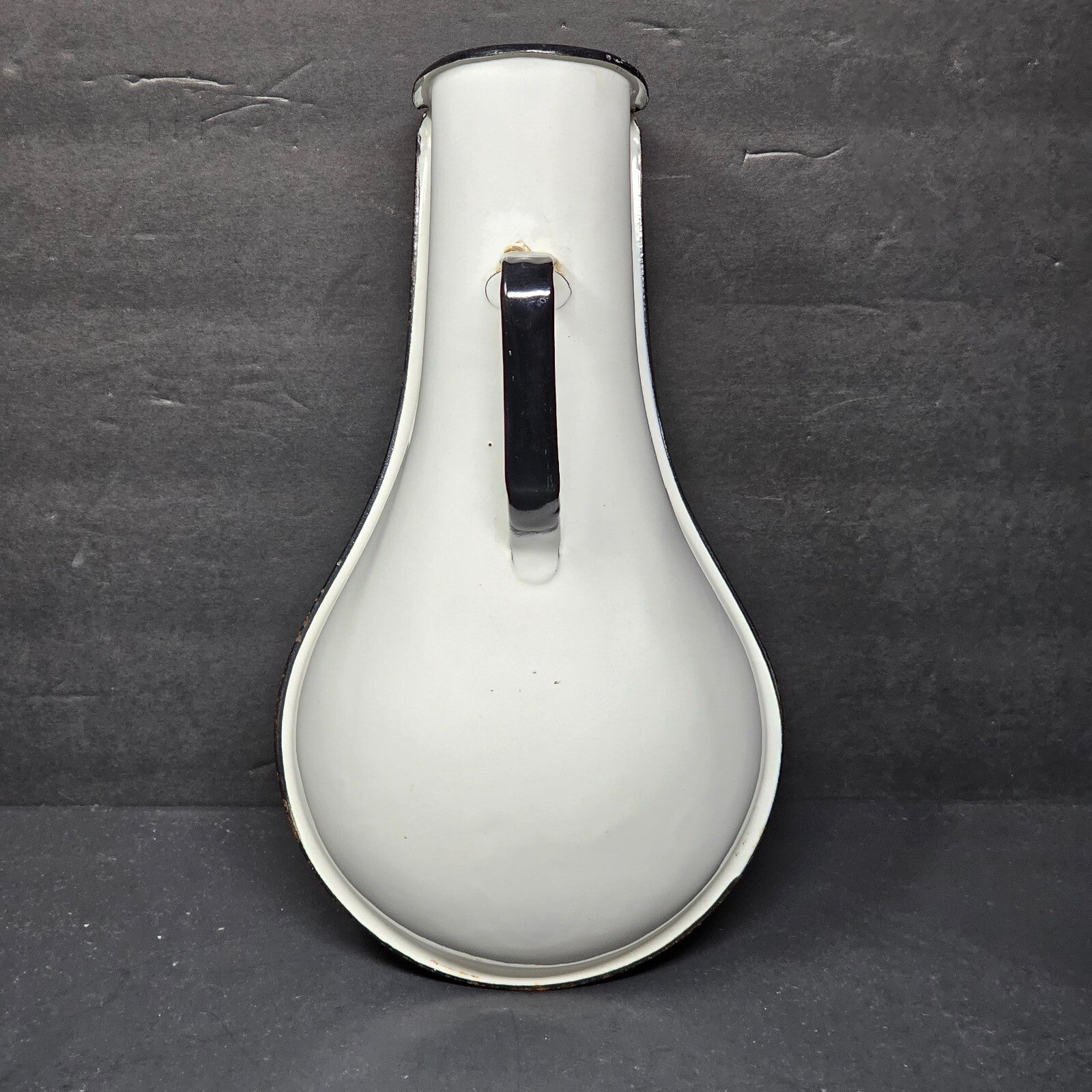 Vintage Jones White Enamel Ware Female Urinal