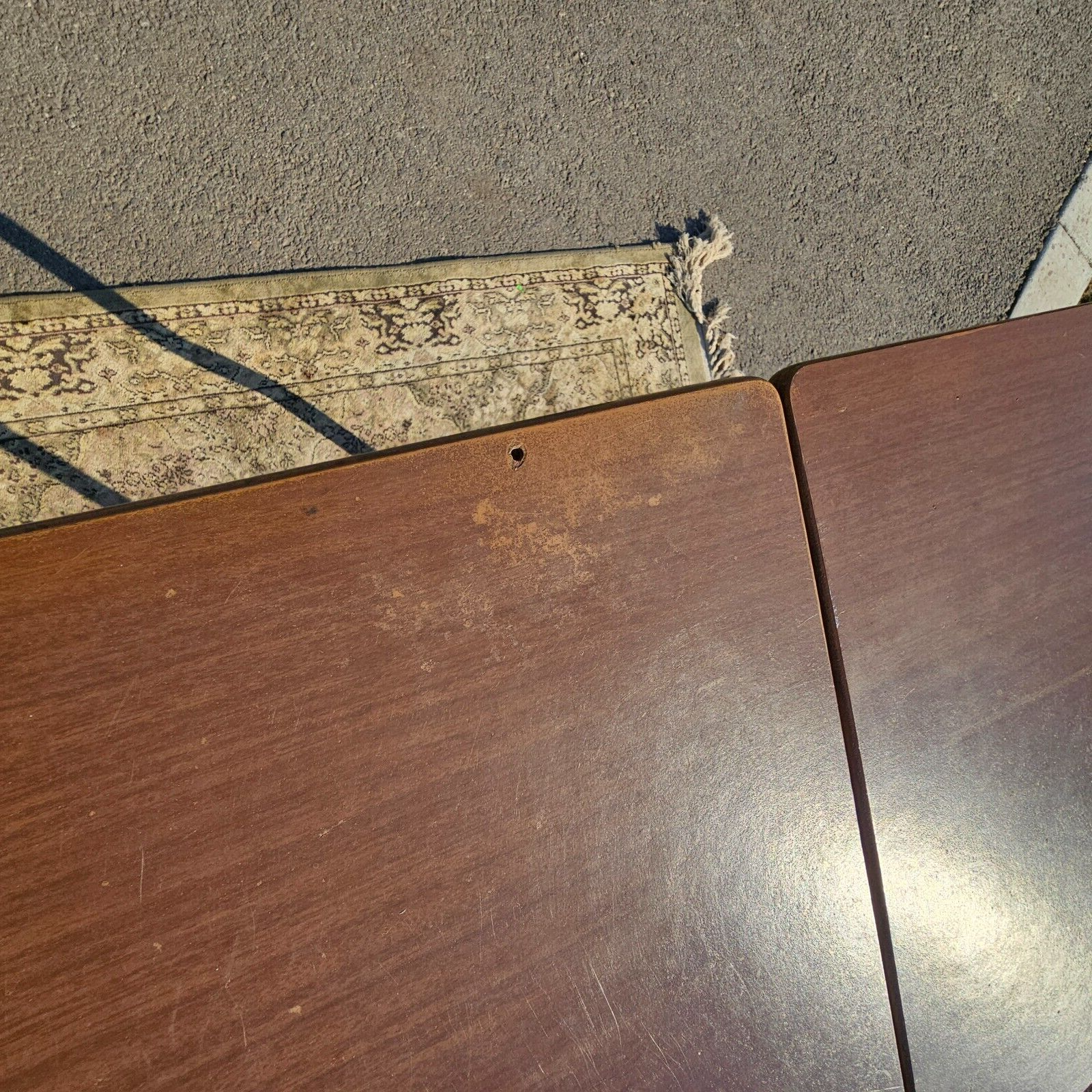 MASO Steel Products Rolling Drop Leaf Typewriter Table MCM