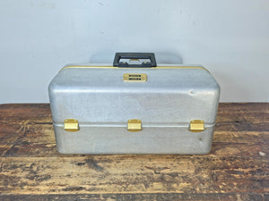 Vintage UMCO 1000A Aluminum Tackle Box 1960s 7-Tray Fishing Lure Case USA