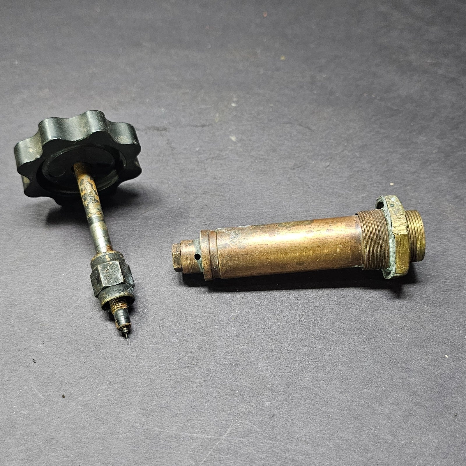Vintage Dunlap Brass Blow Torch Model with Bakelite Handle (Sold As Parts)