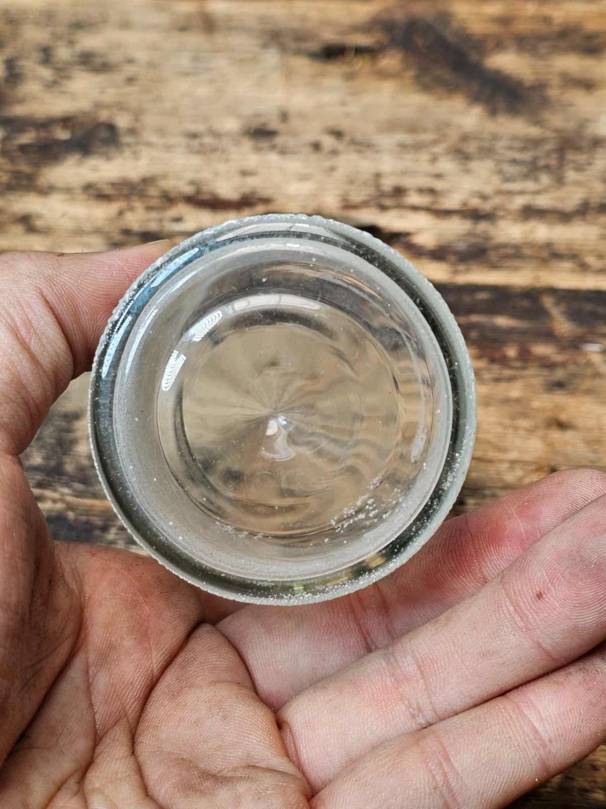 Set of 5 Vintage Mid-Century Modern Frosted & Silver Band Tumbler Glasses