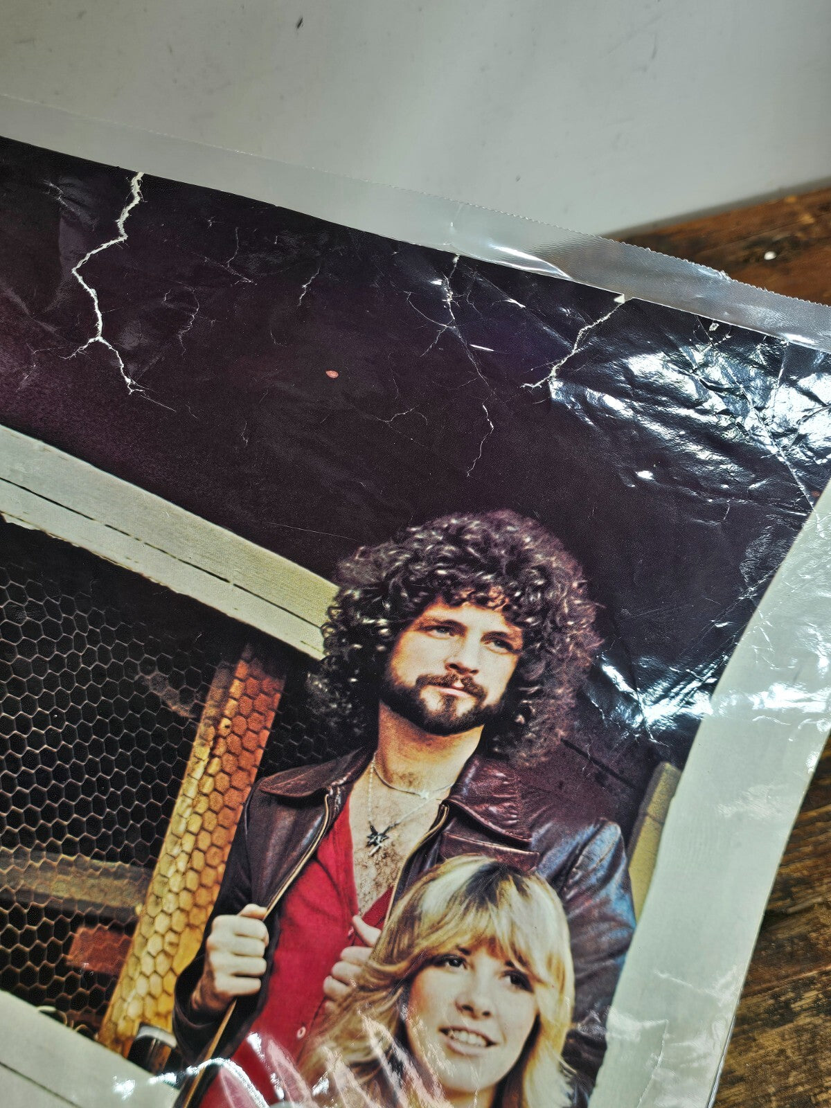 1977 Fleetwood Mac Official Poster (Damaged) 34.5"H x 23"W