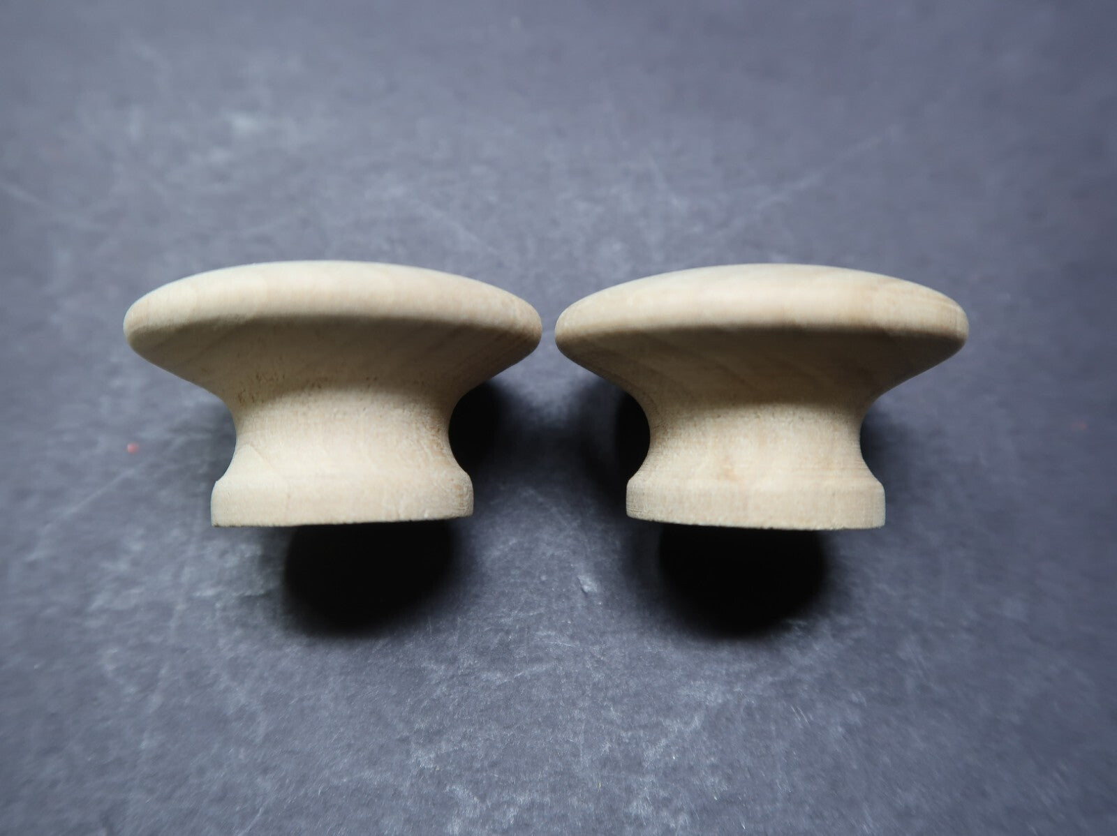 Pair of Hickory Hardware Natural Woodcraft Unfinished Wood Cabinet Knobs P185-UW