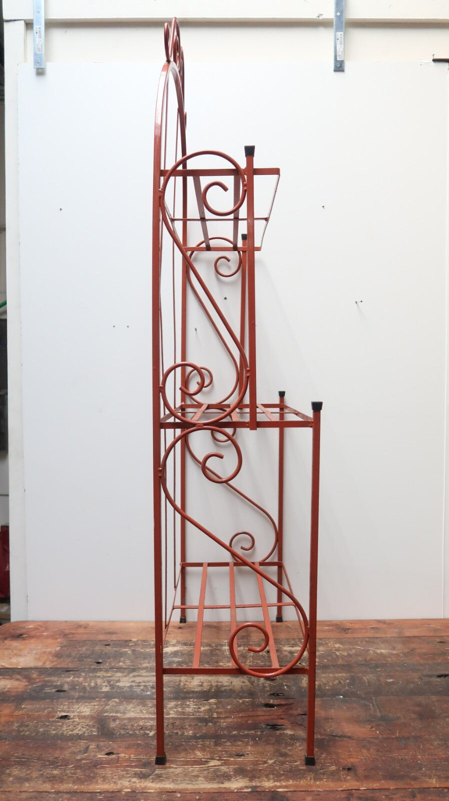 3 Tier Metal Shelf Rack Plant Pot Stand H 59" x W 24" x D 12"
