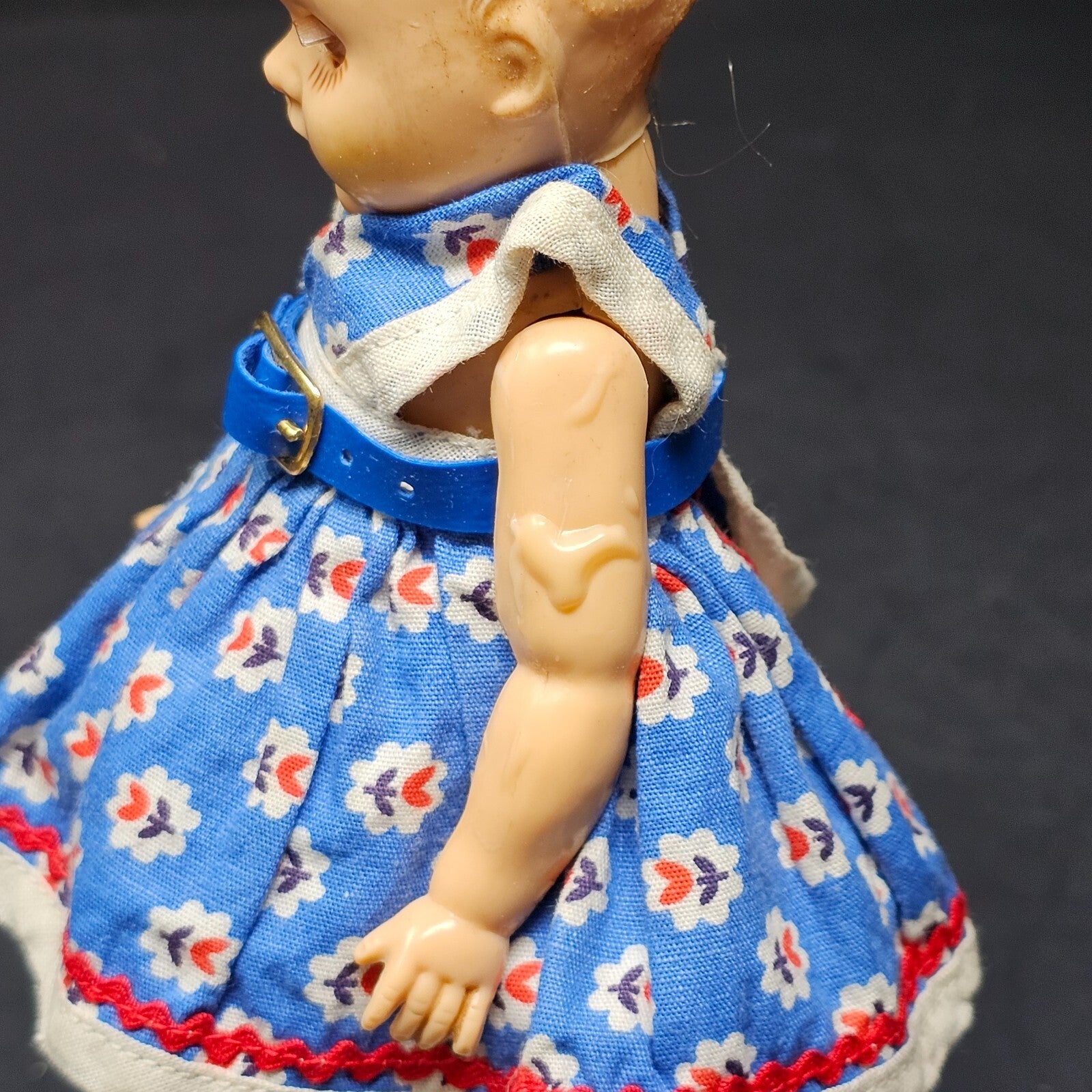 Vintage Vigra Doll 8" 1950's (Damaged)
