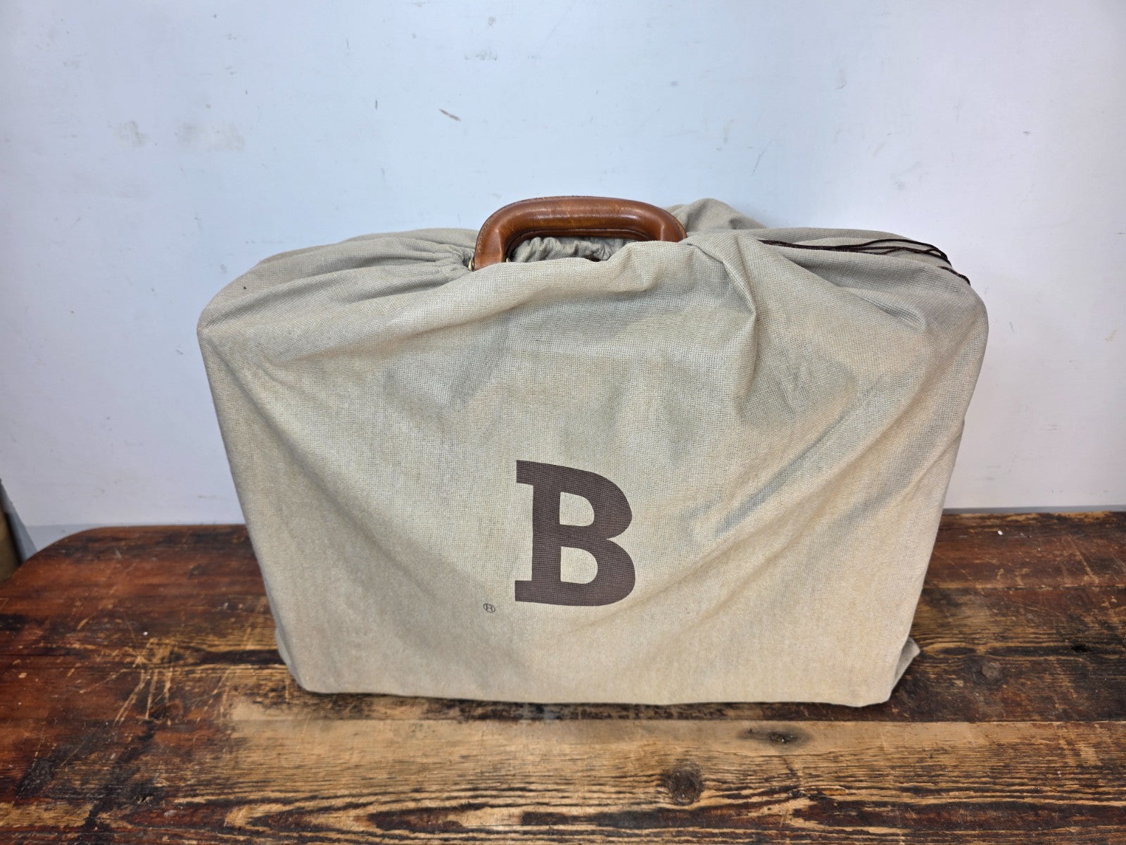 Bally Italy Leather Attache Briefcase CEO President Hard Case with Dust Cover