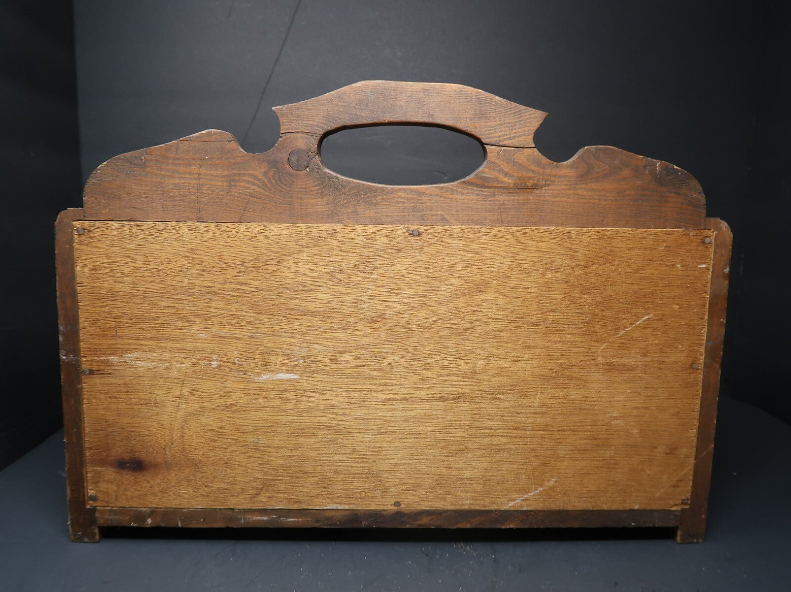 Vintage Wood Bread Box Rustic Wooden Box Farmhouse 16” X 11” X H 11.5”