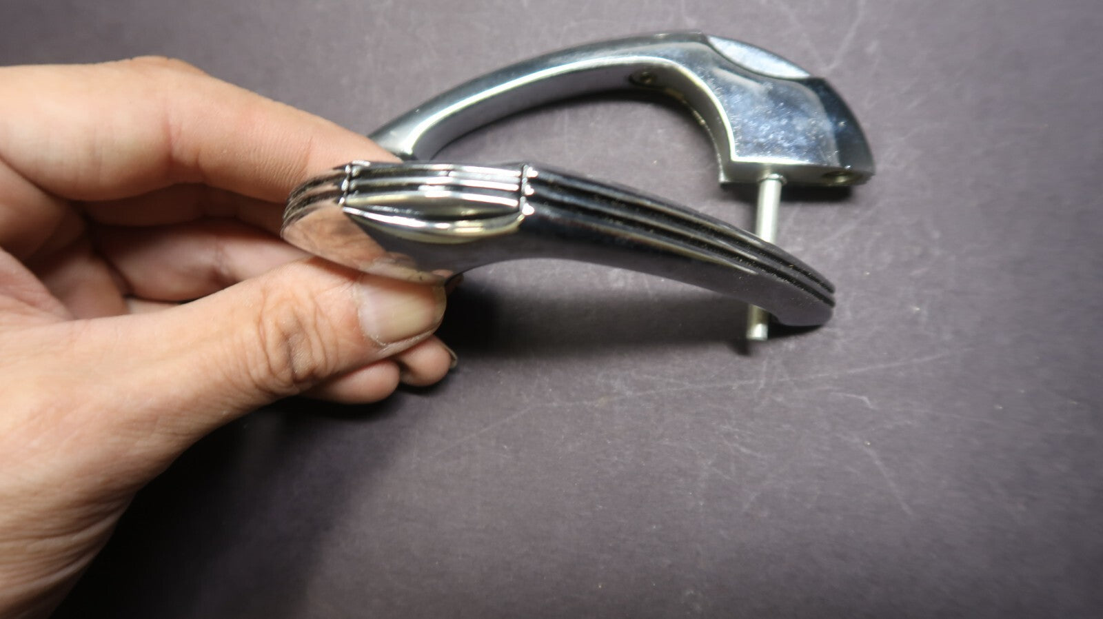 Set of 2 Vintage Amerock Cabinet Pulls Kitchen Drawer Pull Metal Chrome 4"