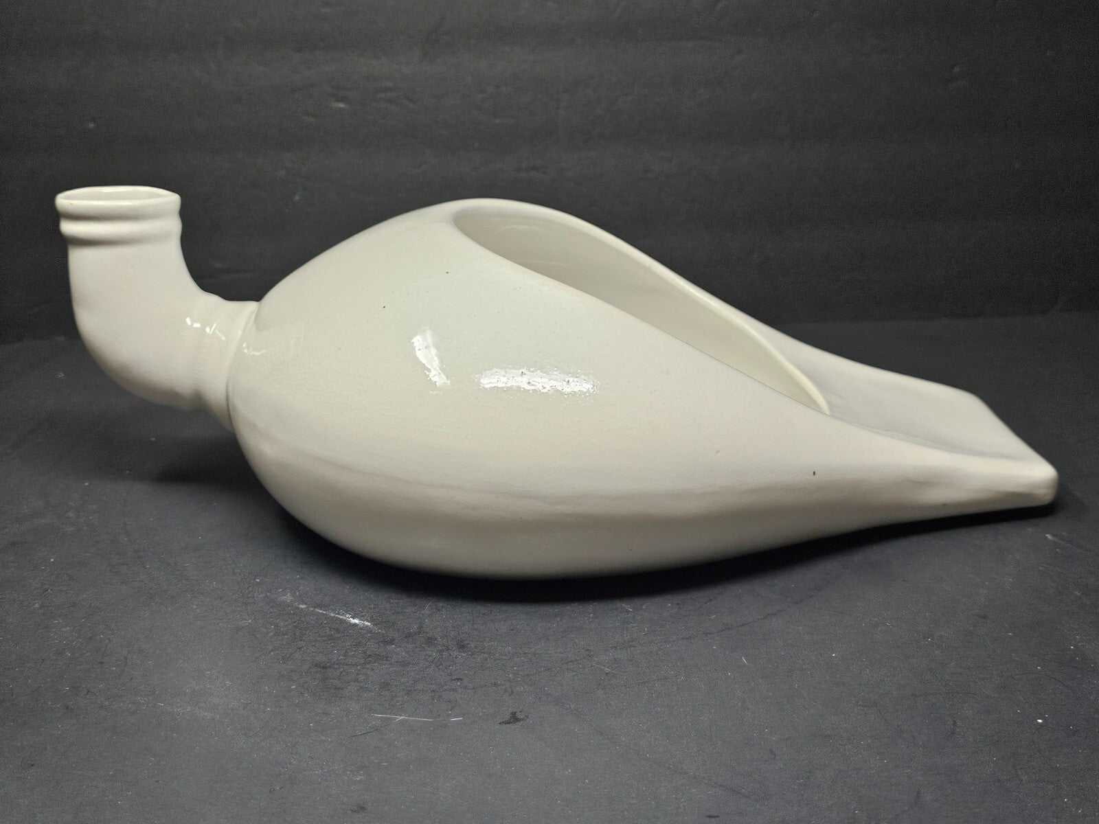 Antique White Porcelain Ironstone China Bed Pan