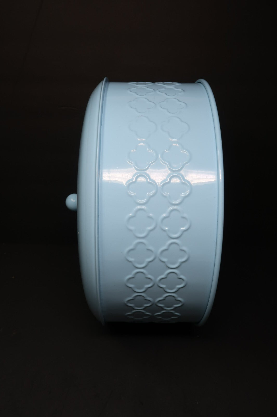 Metal Food Cover Sky Blue Cake Cover 11.5" x 11.5" x H 6.5"