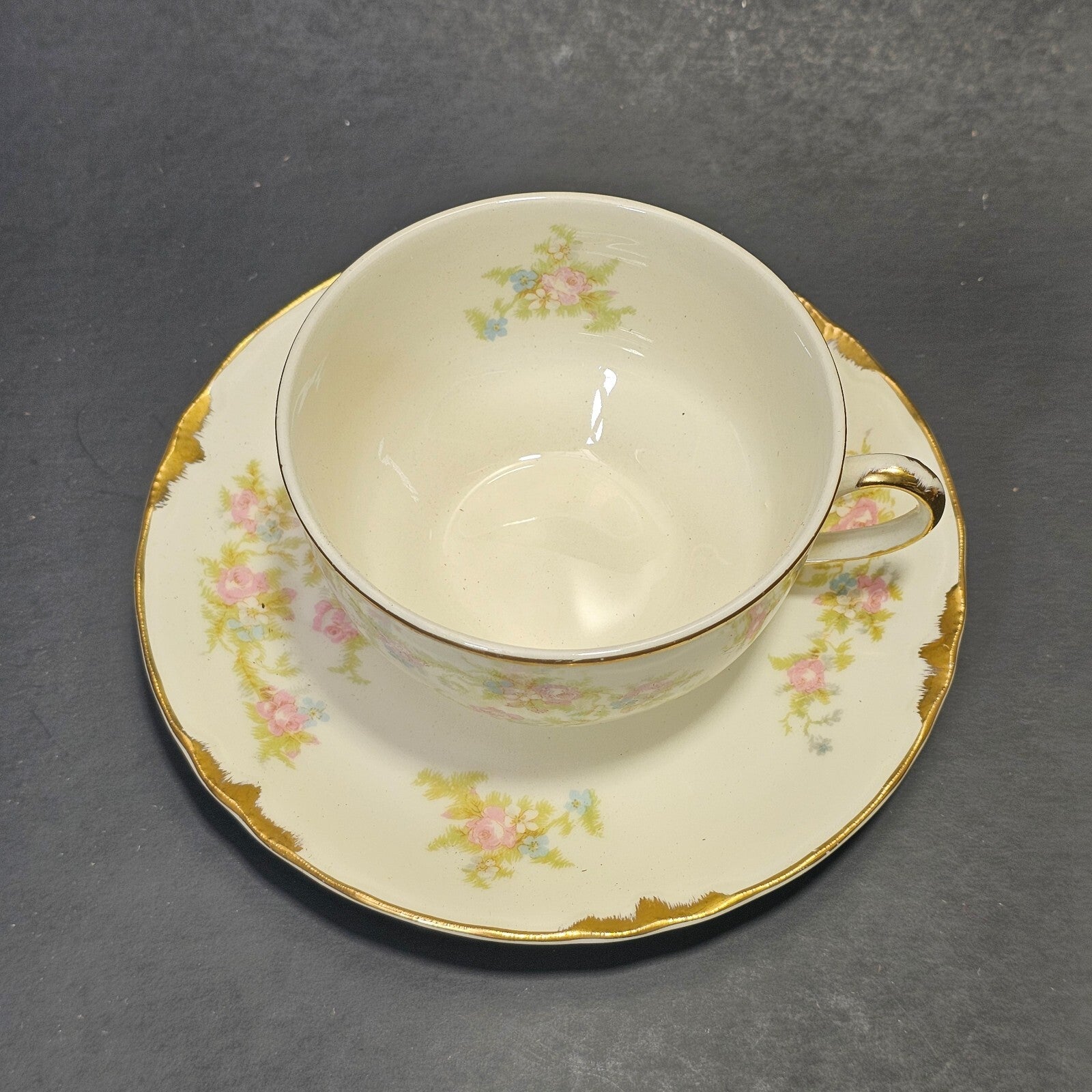 Taylor Smith Taylor Teacup & Saucer Floral Design