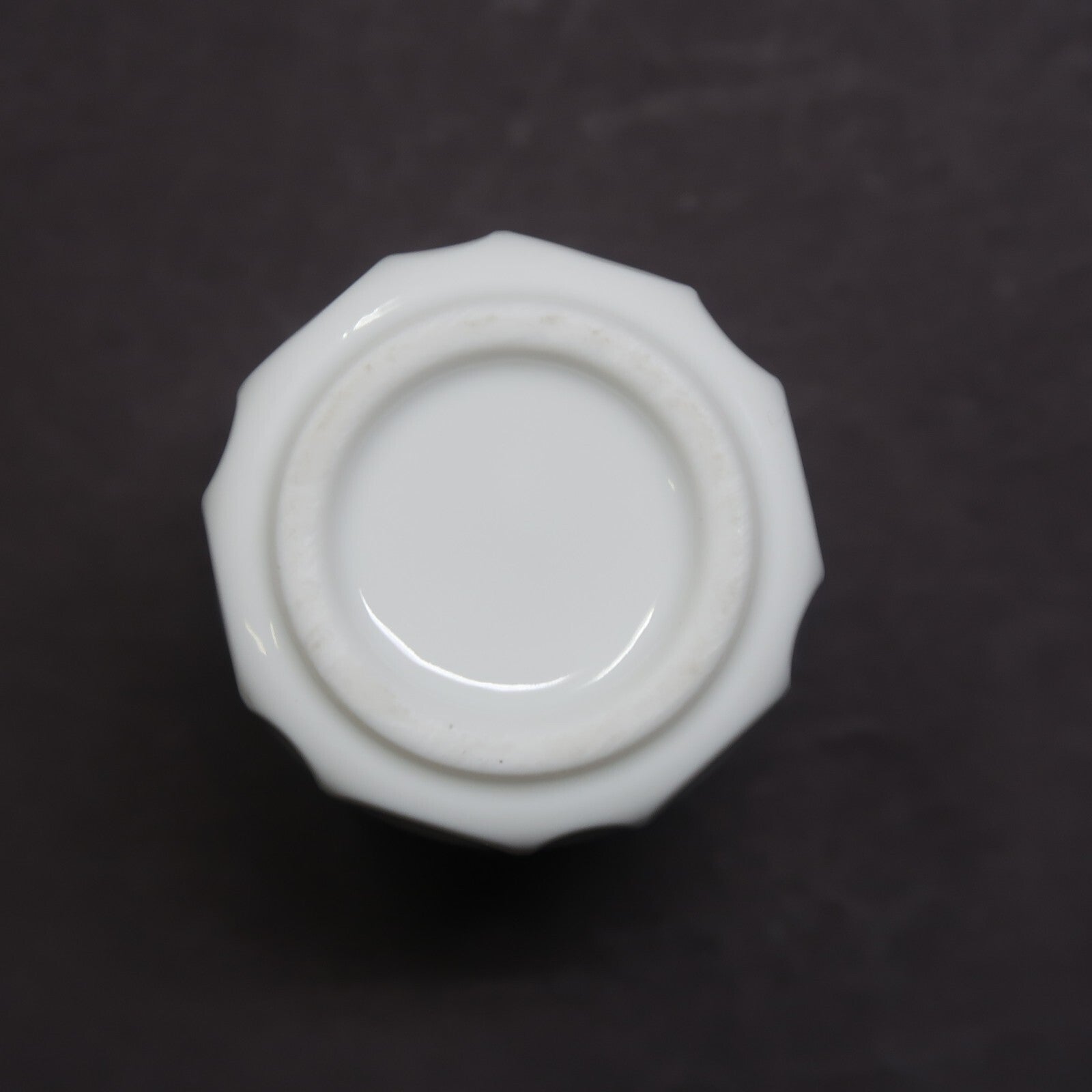 White Ceramic Shot Glass Goats & Chinese Proverbs H 2"