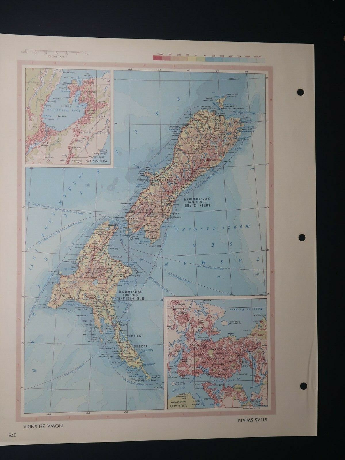 Vintage World Atlas Part VI (Atlas Świata część VI) Polish Version 16" x 12.5"