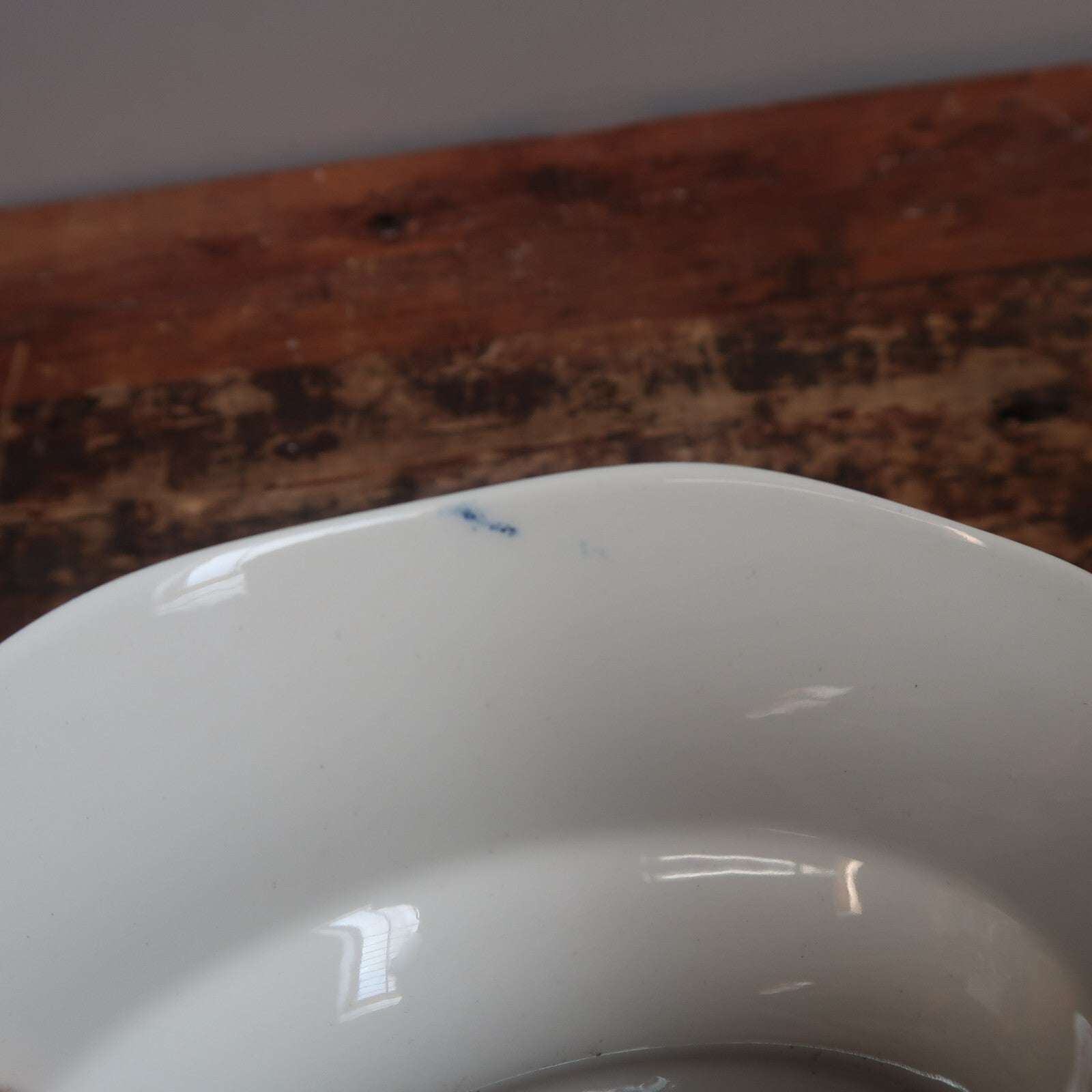 Vintage Liberty Blue Ironstone Plate Made In England Independence Hall 9.75"