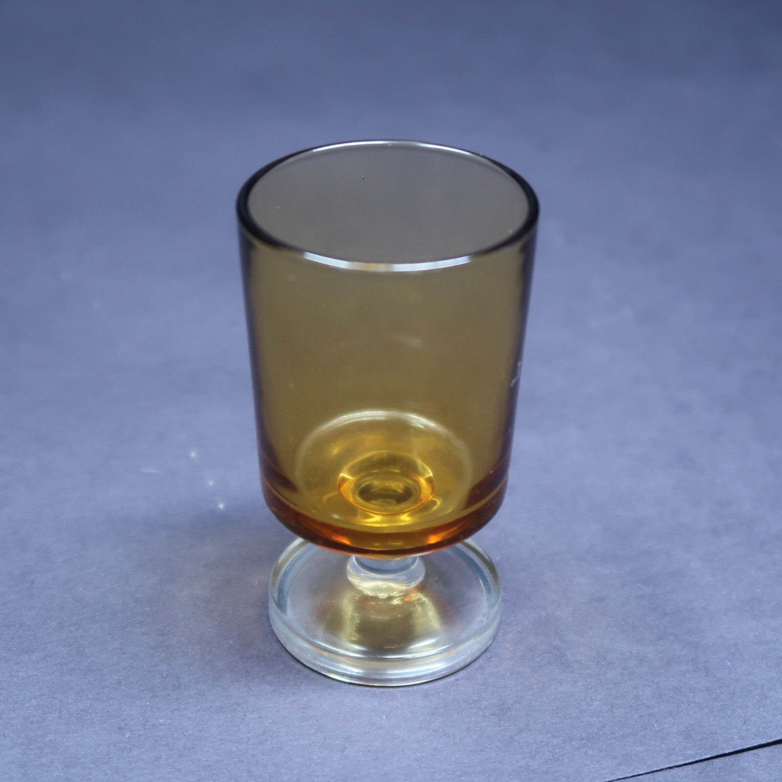Luminarc Amber Footed Shot Glass H 2.8"