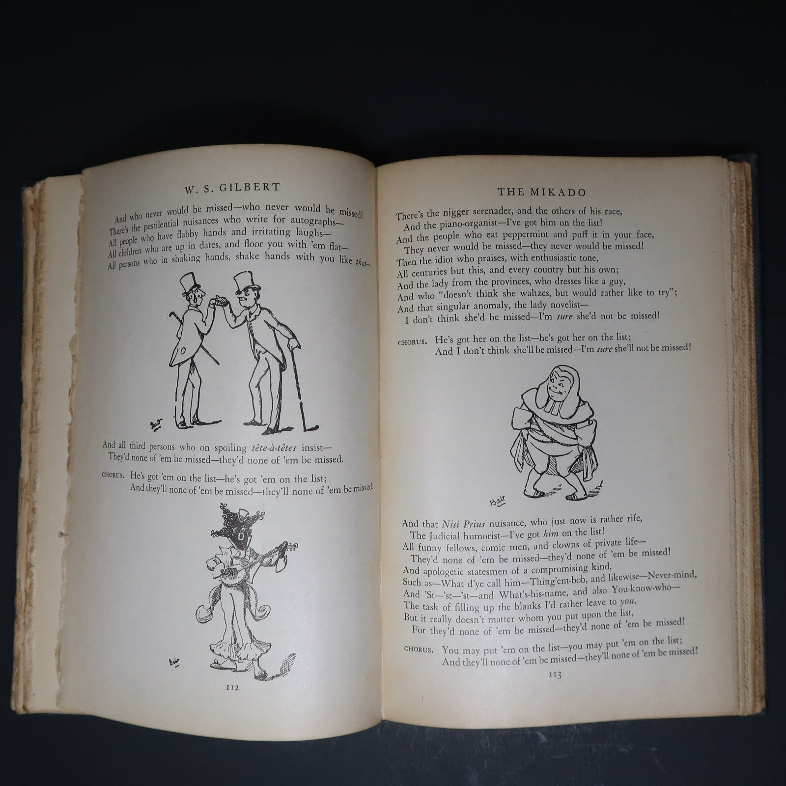Pinafore Mikado Pirates of Penzance and Bab Ballads By W.S.Gilbert
