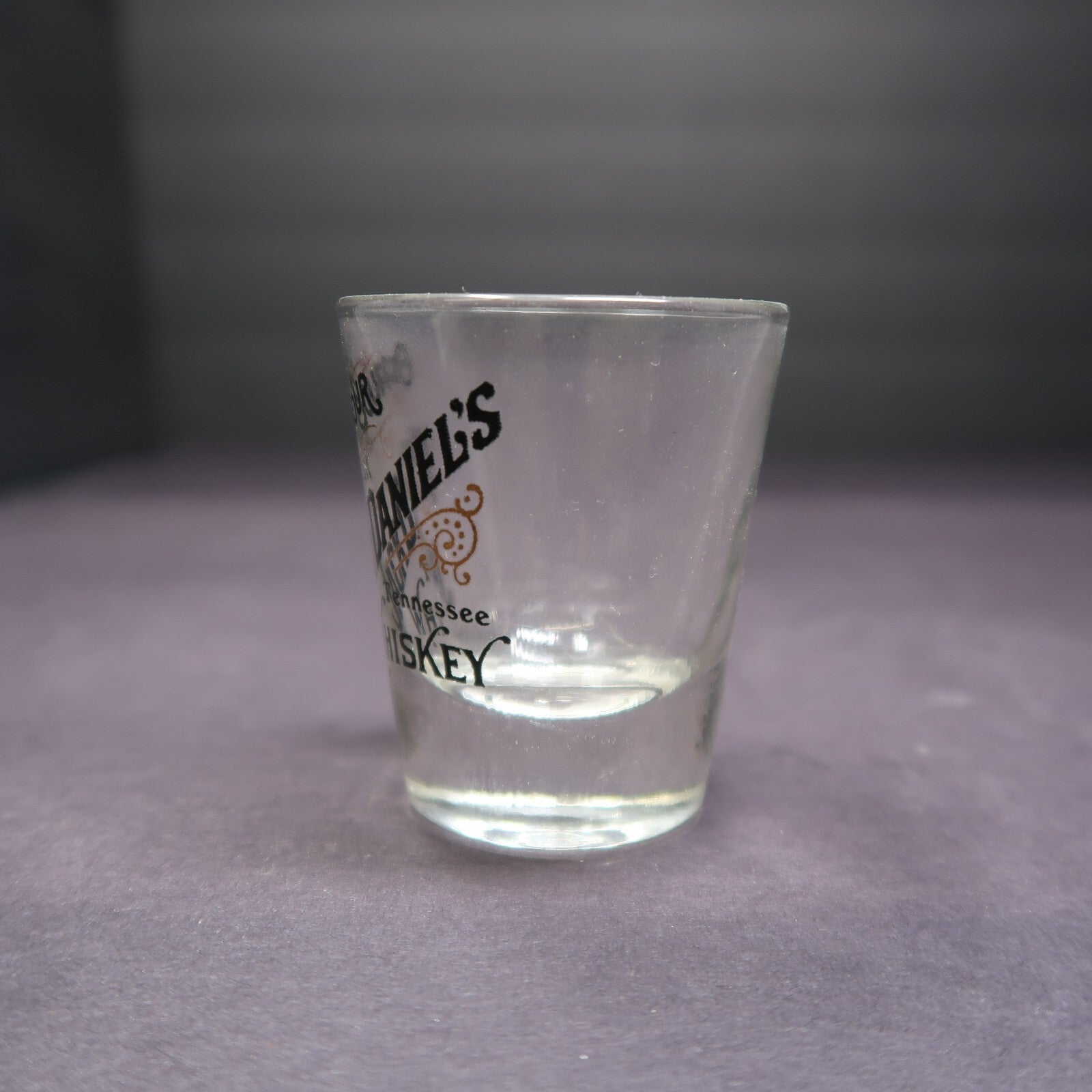 Jack Daniels Old Sour Mash Tennessee Whiskey Heavy Base Shot Glass H 2.3"