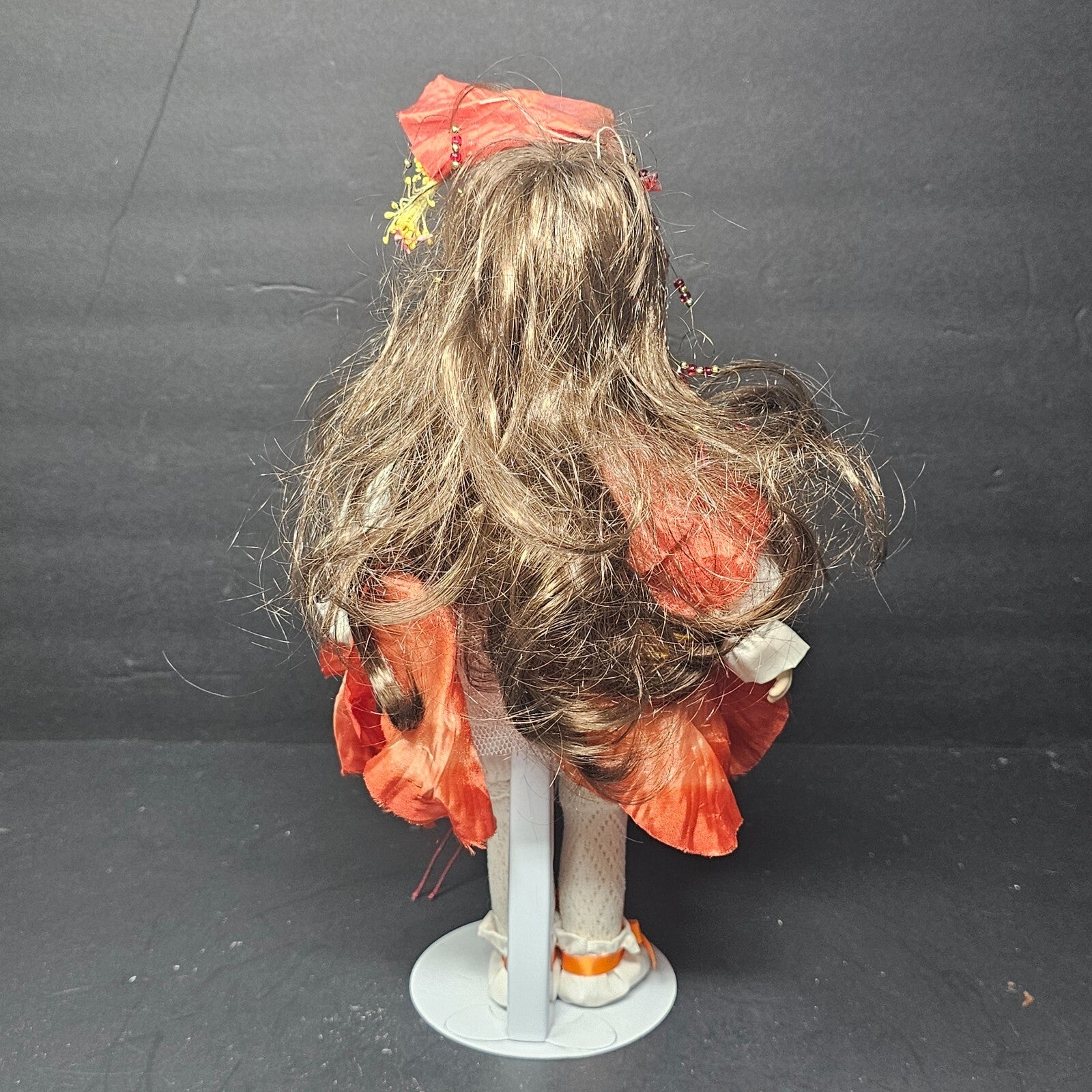 Marian Yu Design 12" Porcelain Doll Tropical 1980s