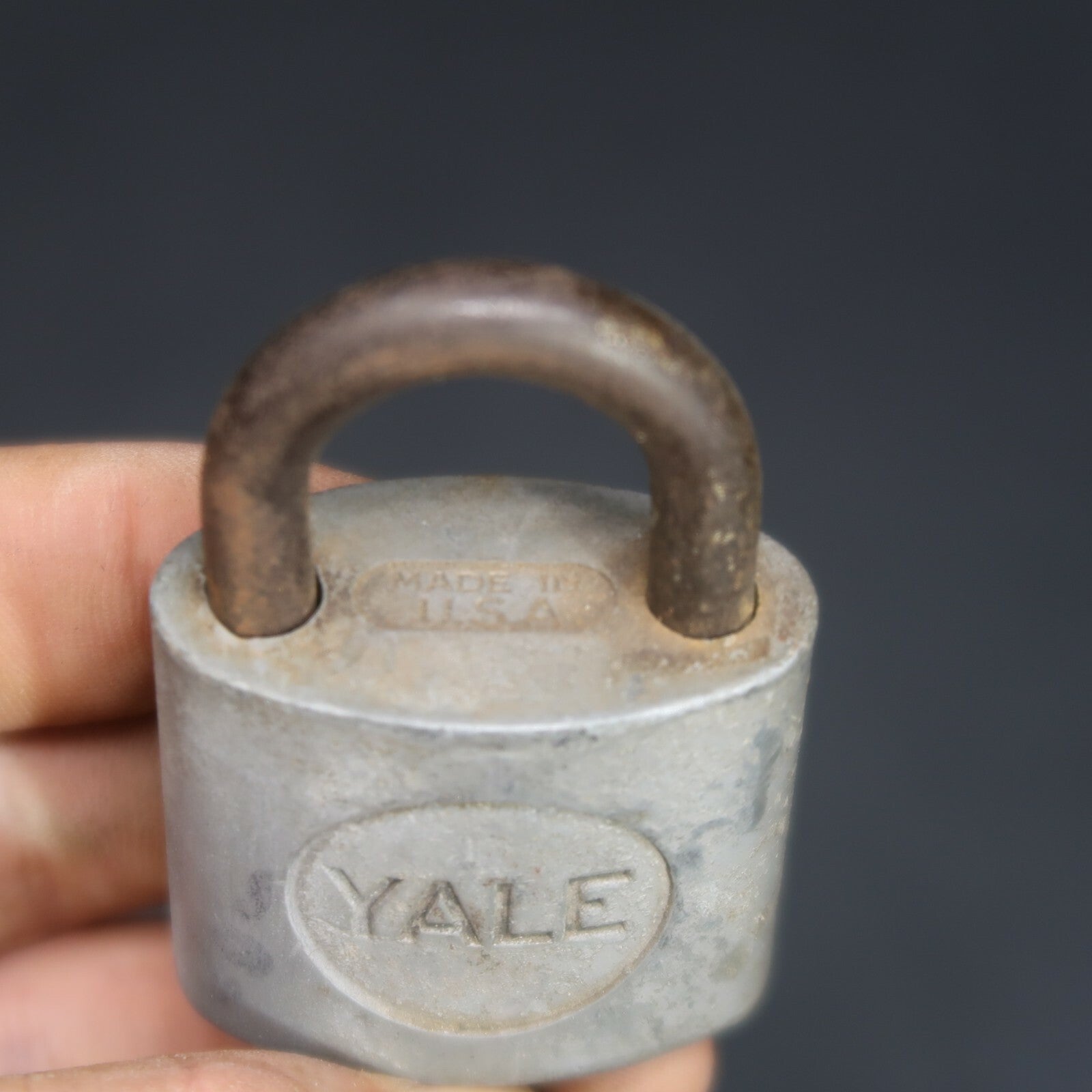 Vintage YALE Padlock With Aluminum Key