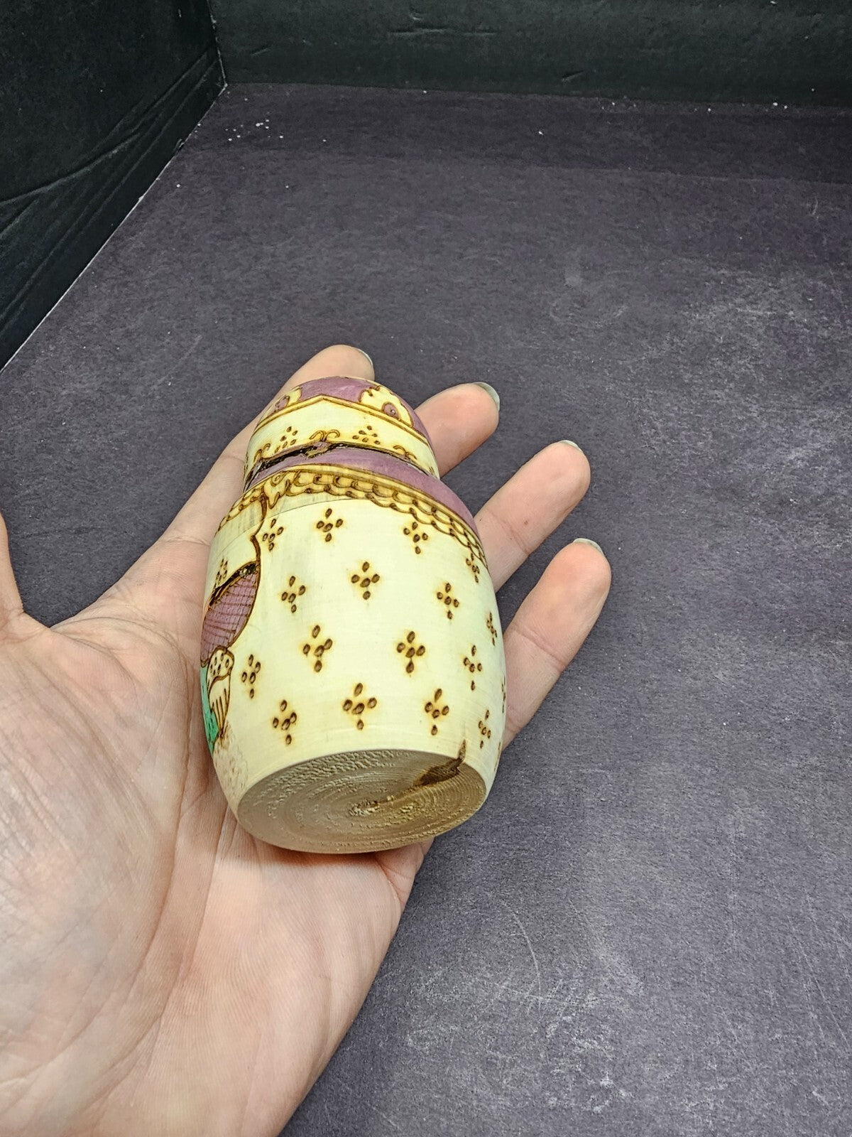 5 pcs Russian Matryoshka Nesting Dolls Signed